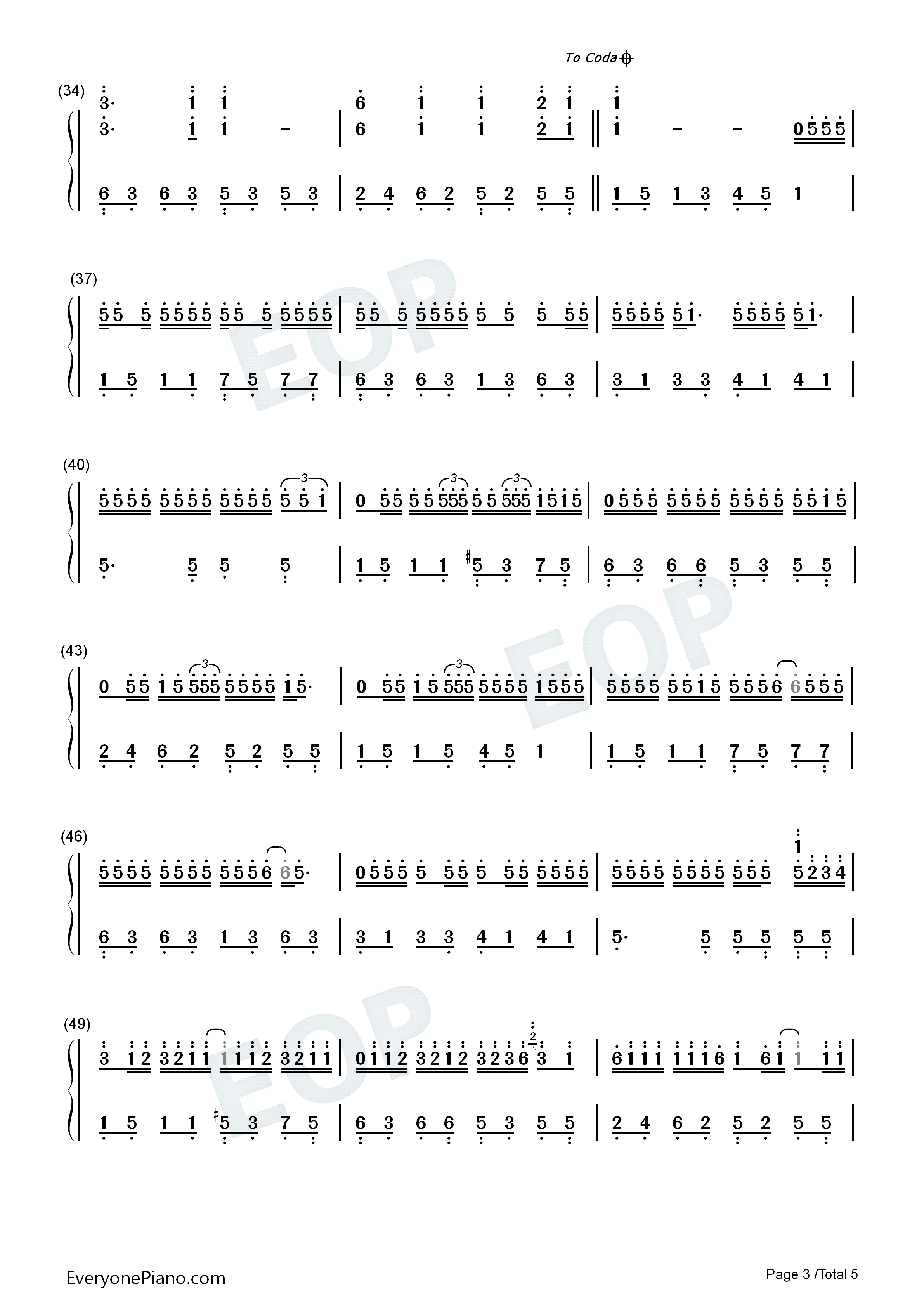 听妈妈的话钢琴简谱_周杰伦演唱