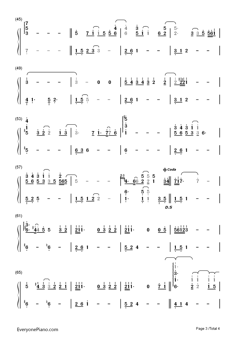 Nothing_Better钢琴简谱_郑烨演唱