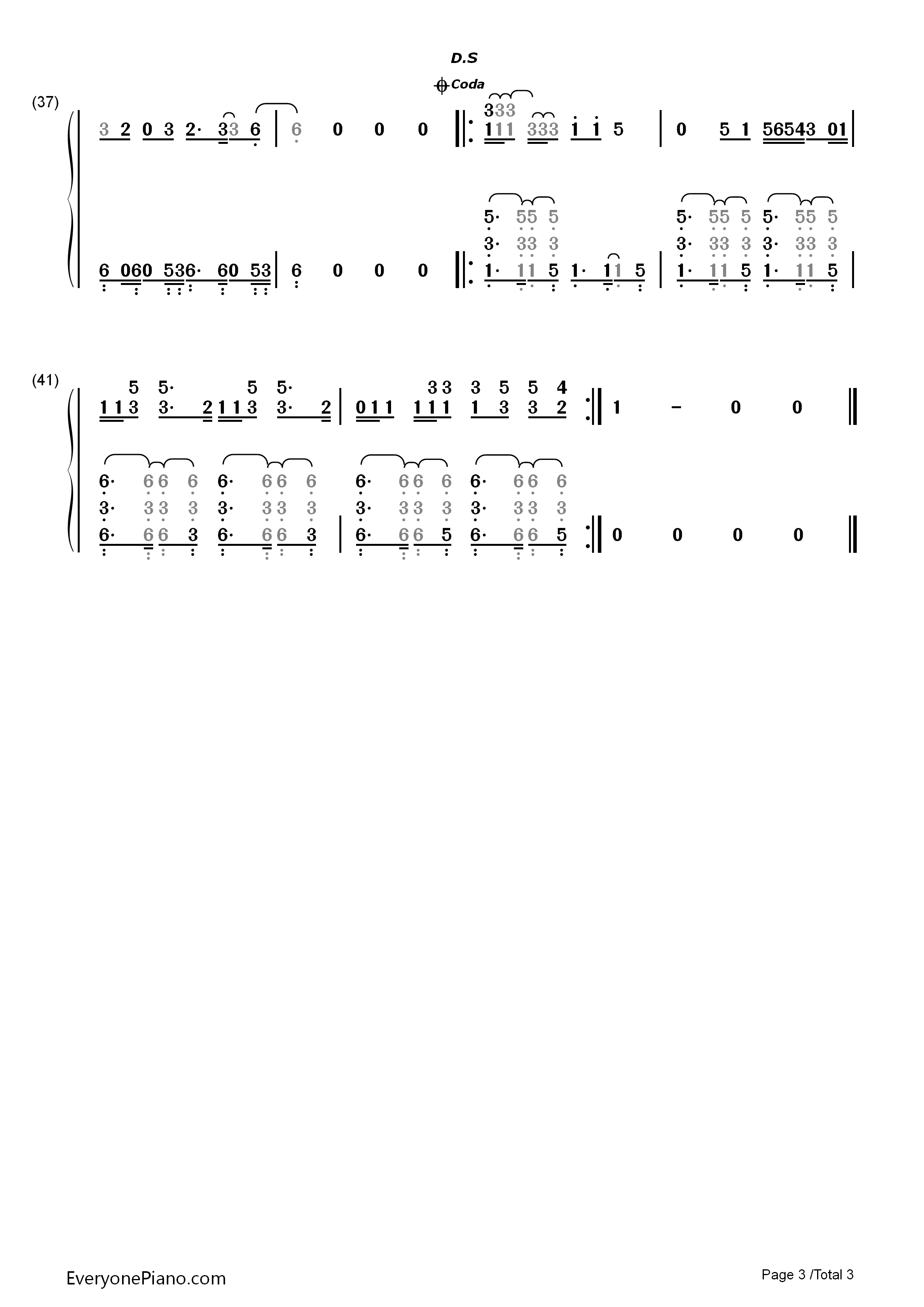 Send_My_Love_(To_Your_New_Lover)钢琴简谱_Adele演唱