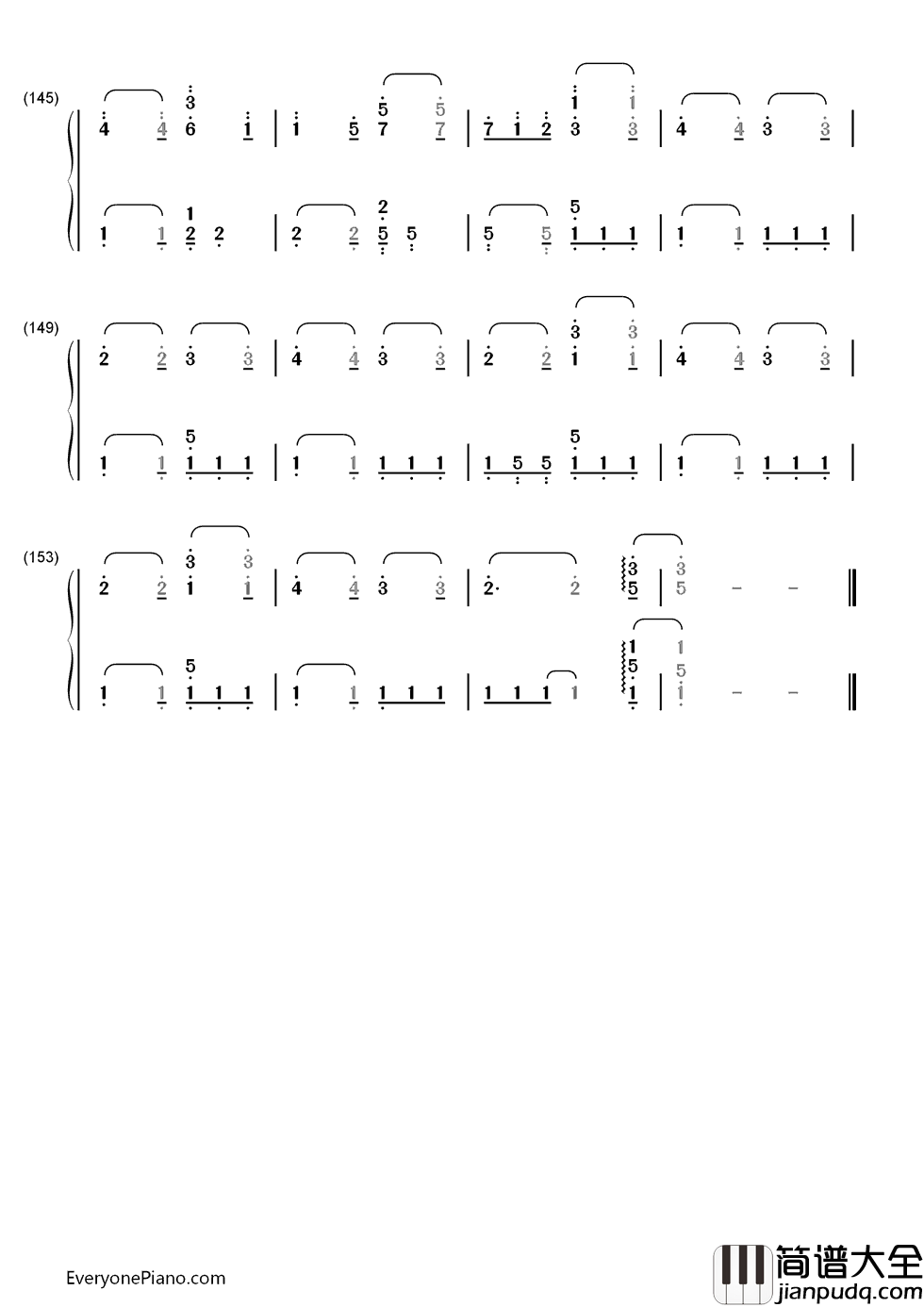 ノエルの夜钢琴简谱_AKB48演唱