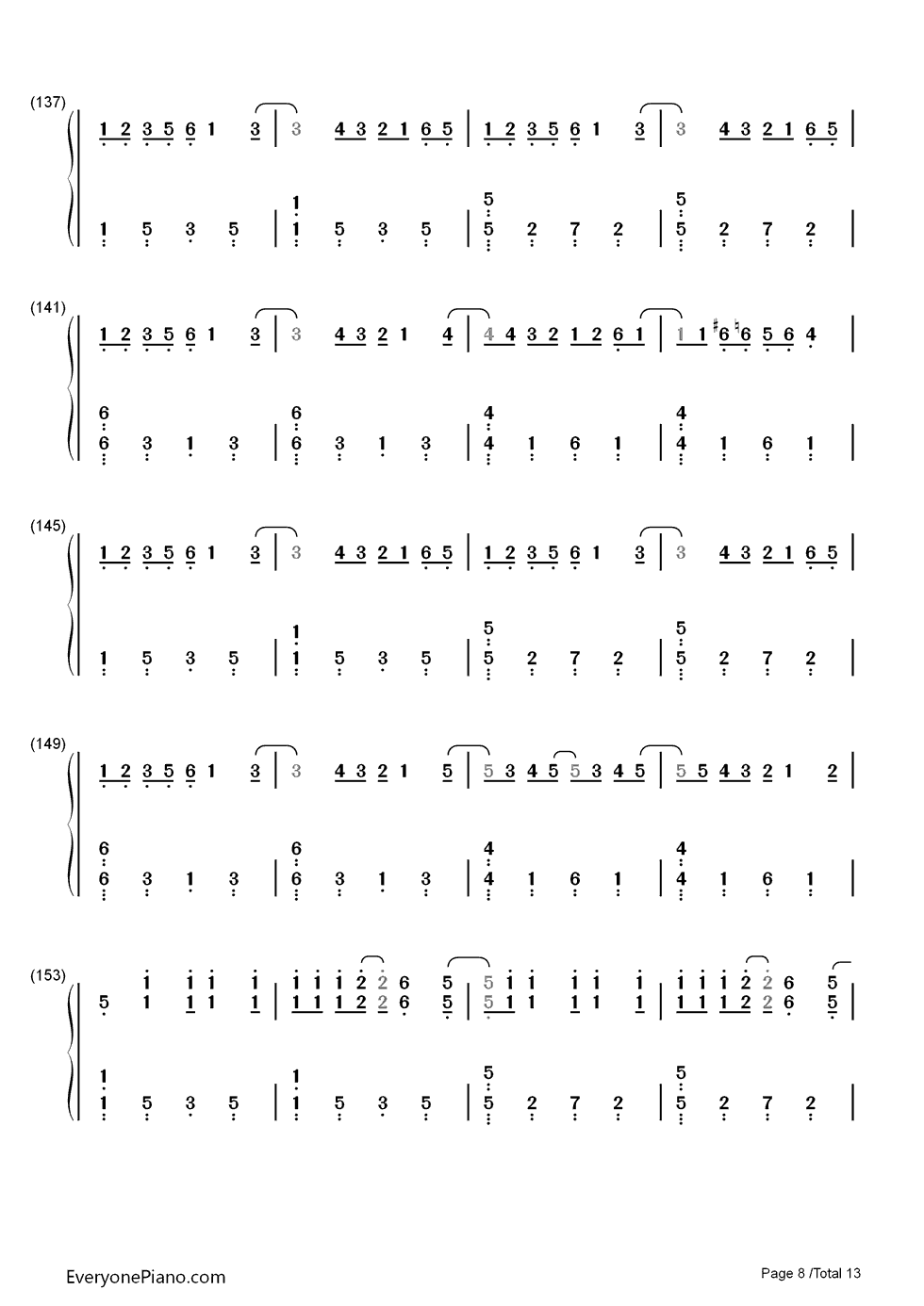 Up_and_Up钢琴简谱_Coldplay演唱