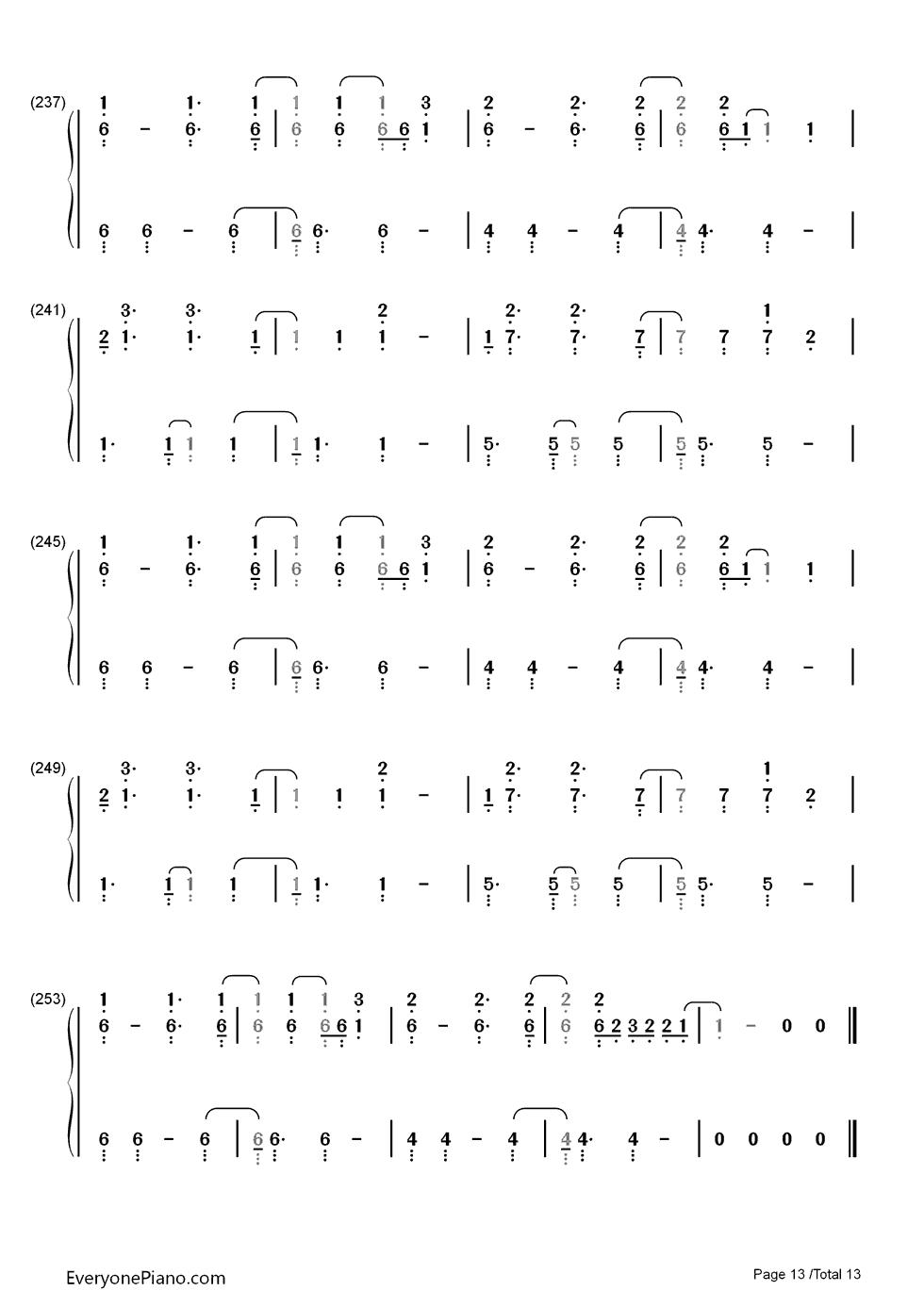 Up_and_Up钢琴简谱_Coldplay演唱