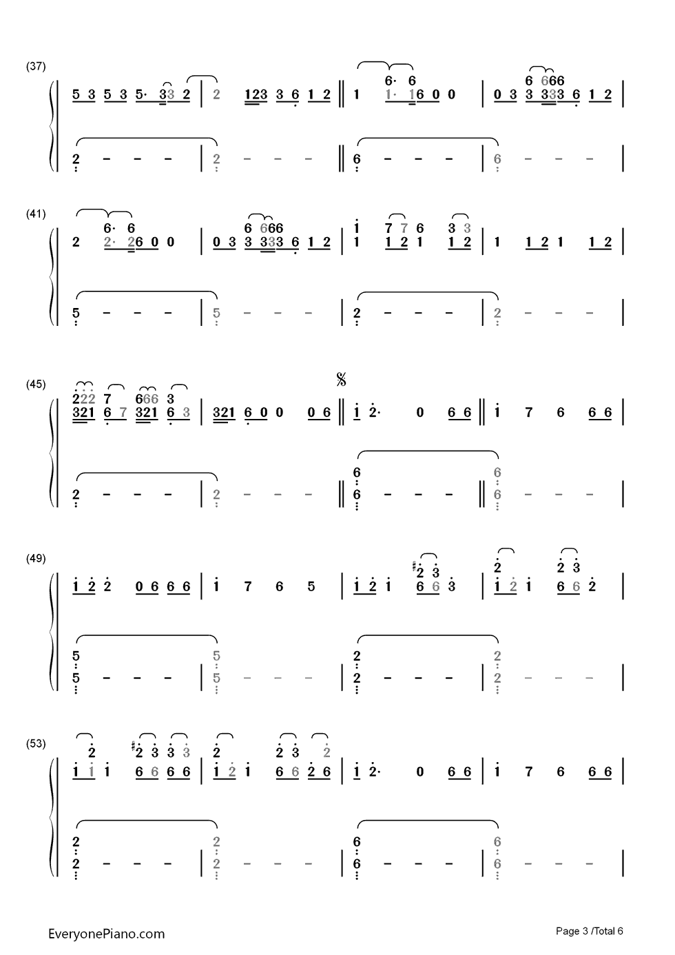 I_Miss_You钢琴简谱_Adele演唱