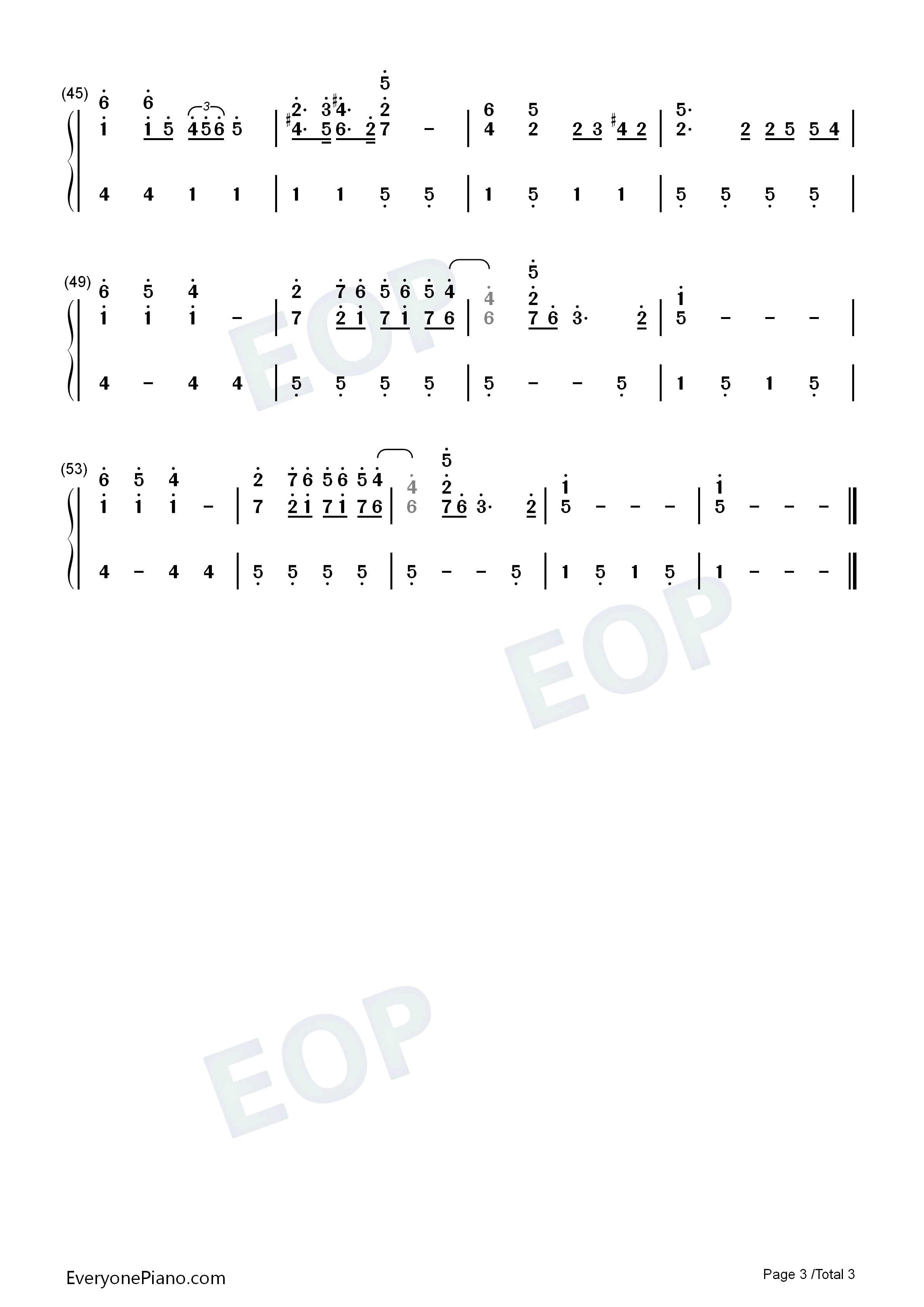 哆啦A梦主题曲钢琴简谱_大杉久美子演唱