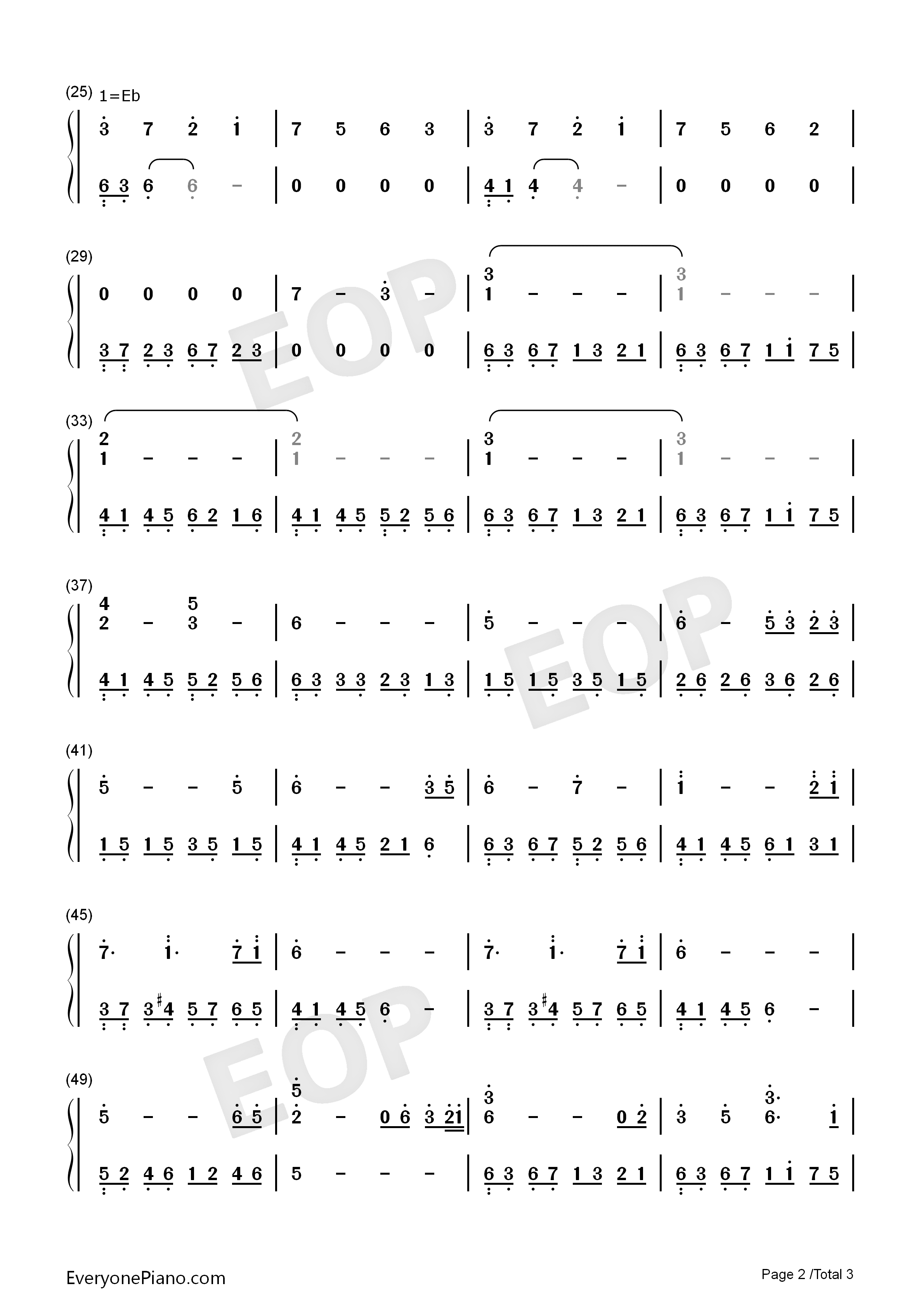 祭奠之歌钢琴简谱_林原惠美演唱