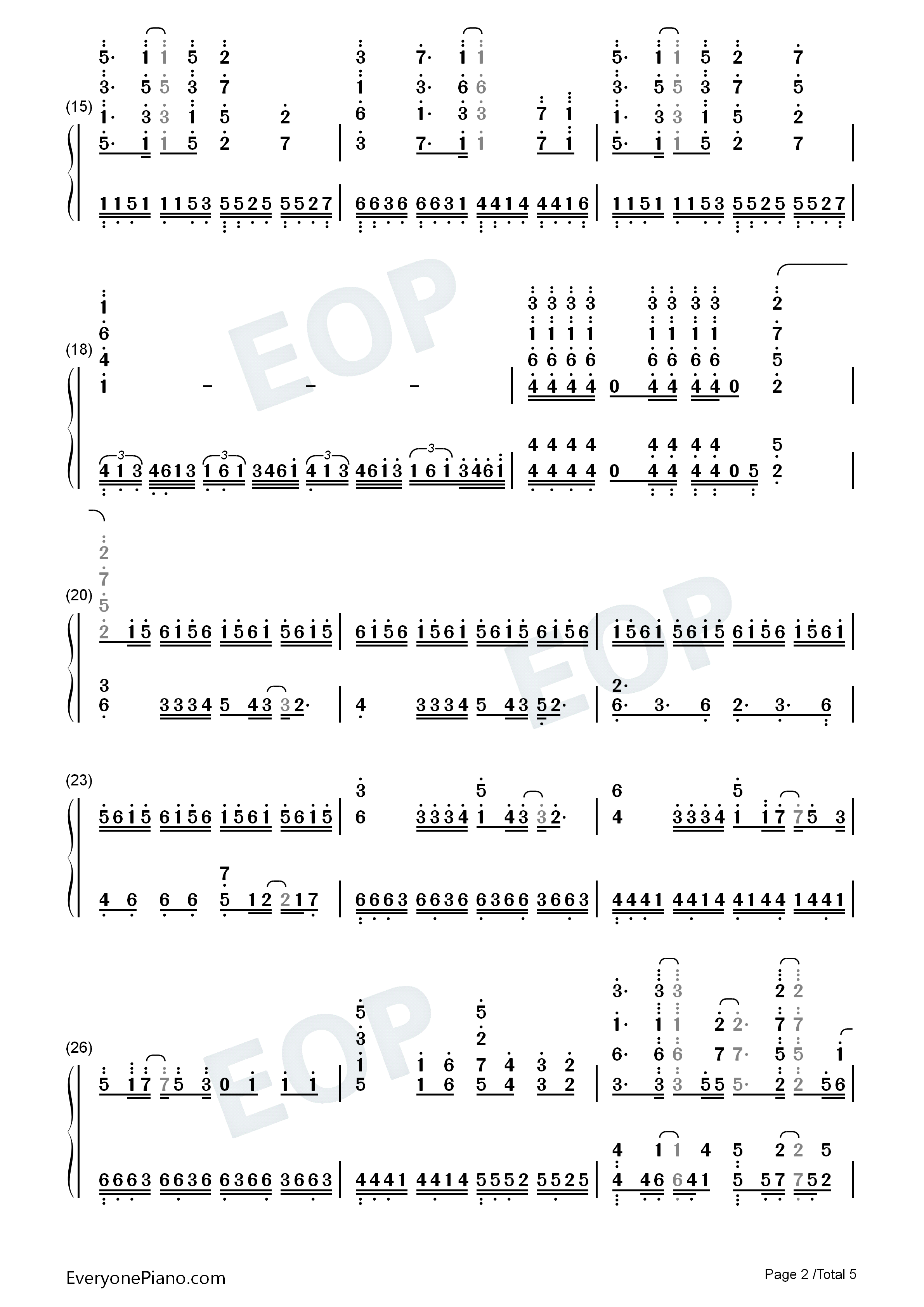 Trust_in_you钢琴简谱_sweet_ARMS演唱
