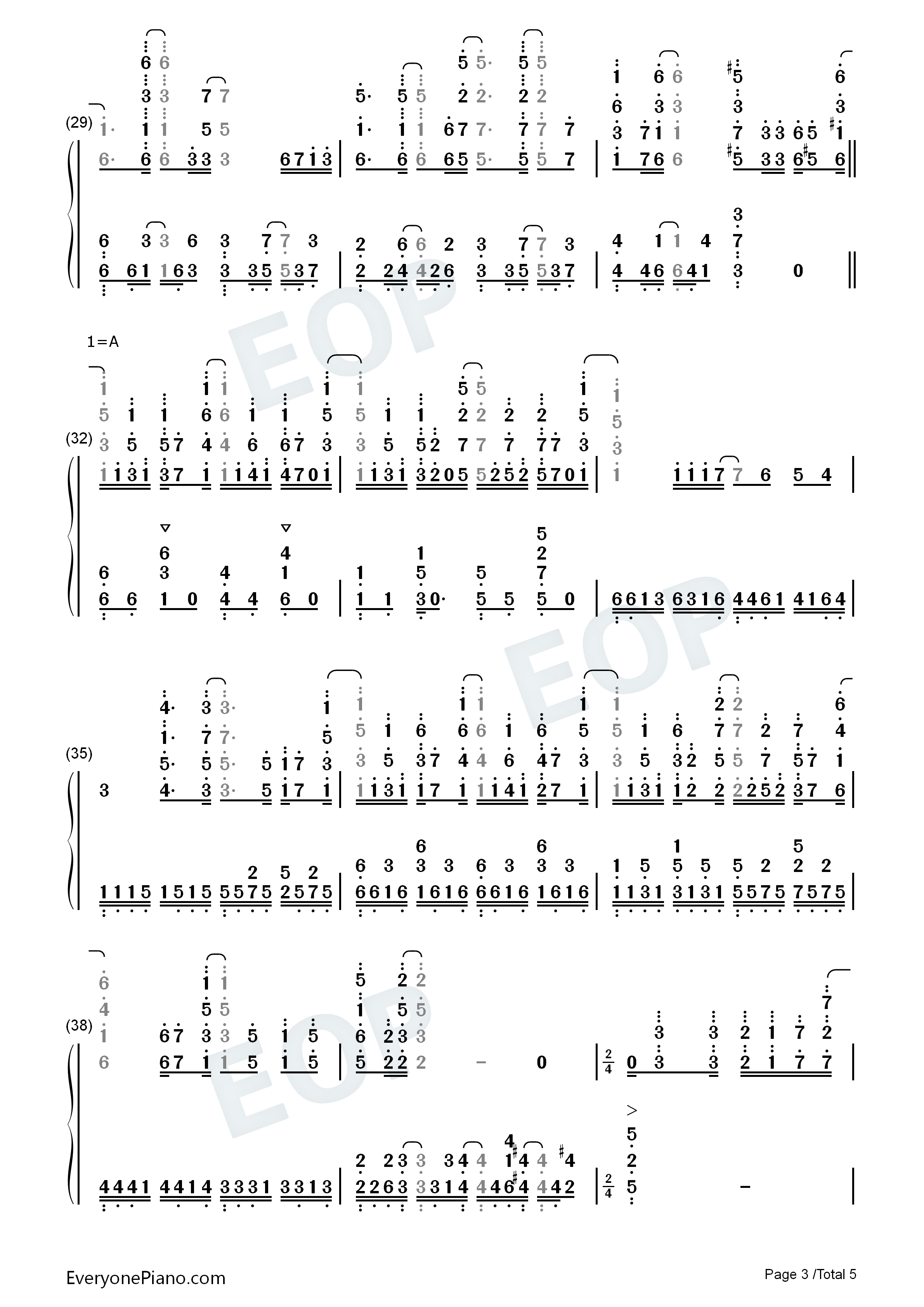 Trust_in_you钢琴简谱_sweet_ARMS演唱