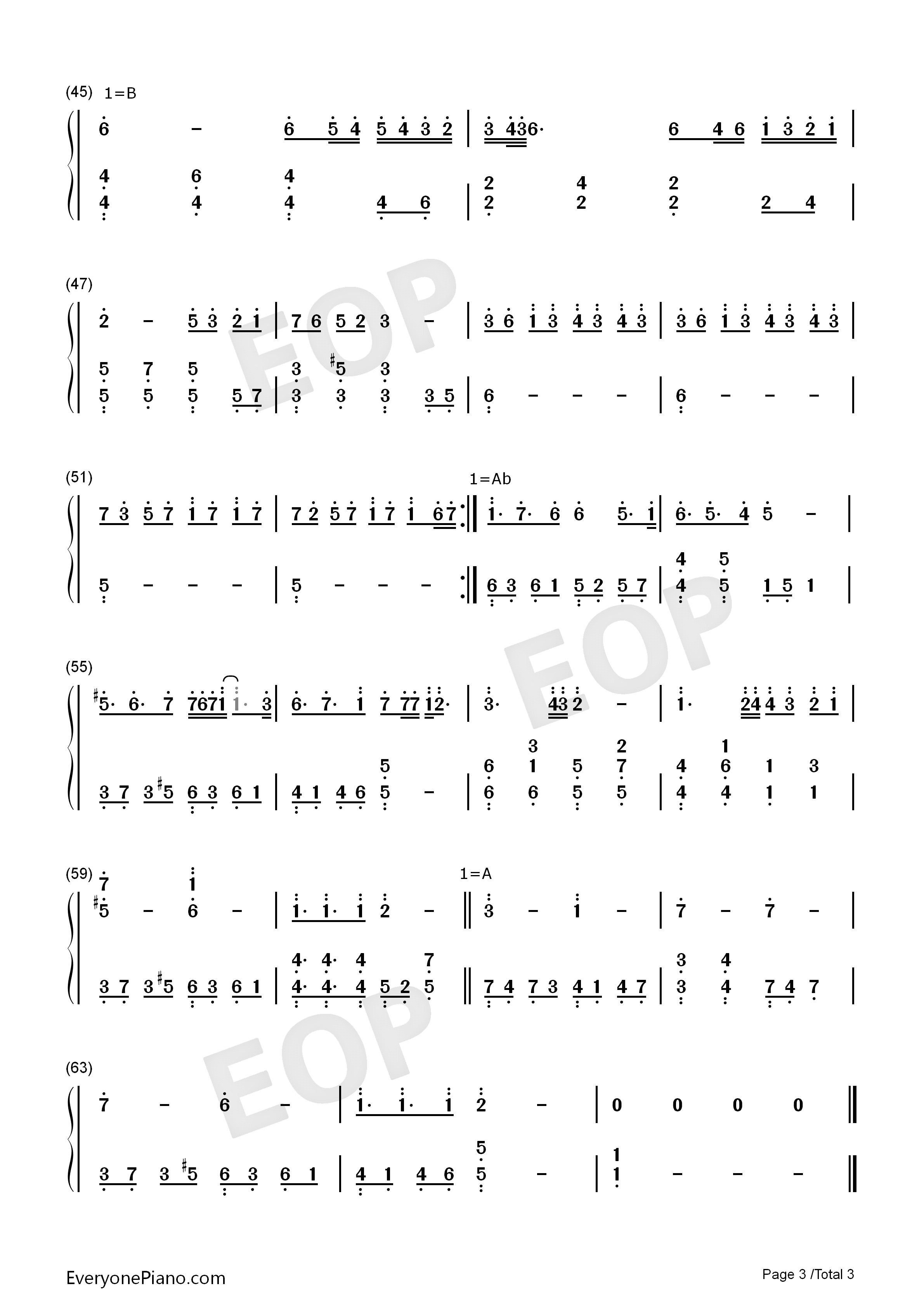 最初的梦想钢琴简谱_范玮琪演唱