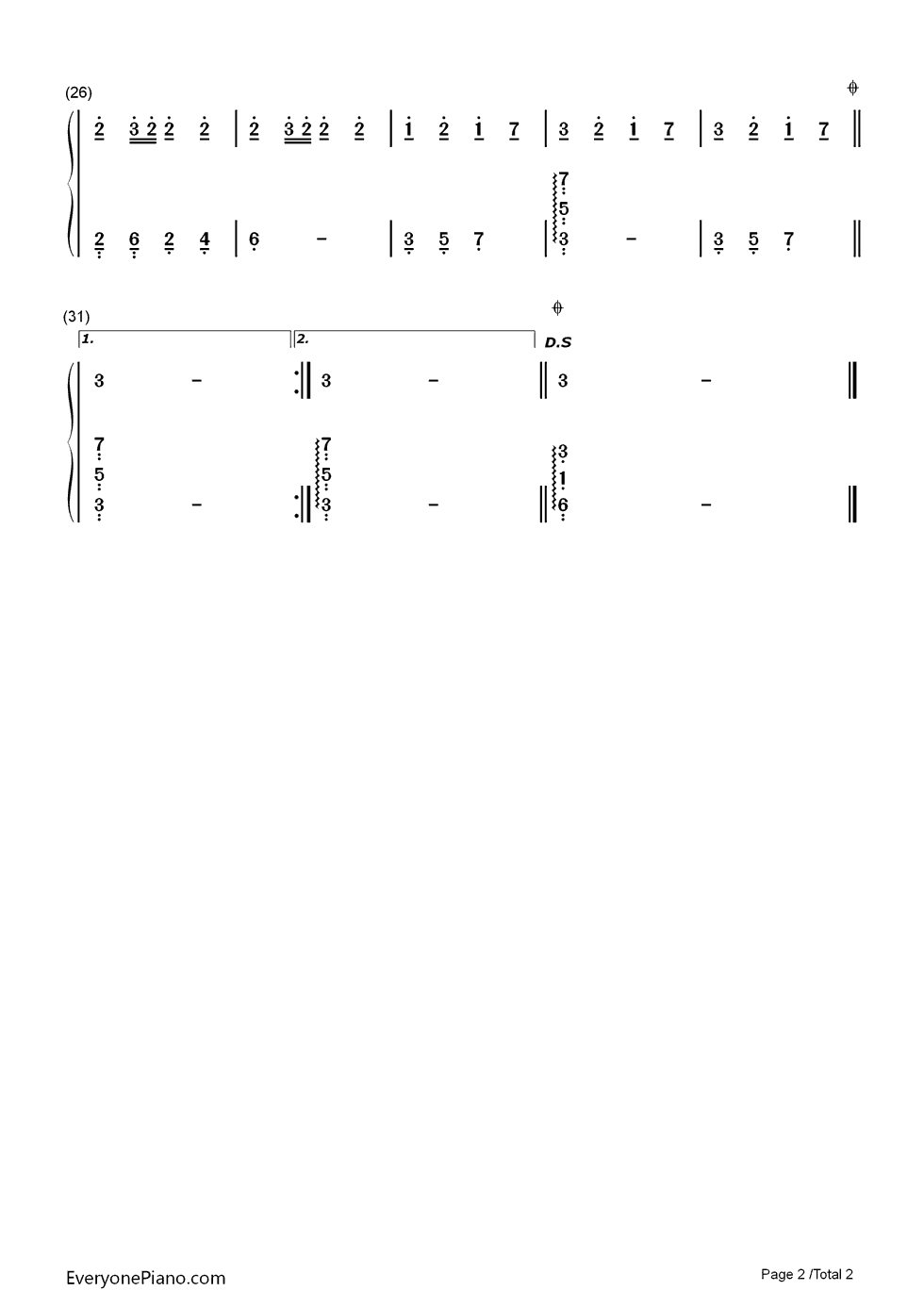 万物生钢琴简谱_萨顶顶演唱