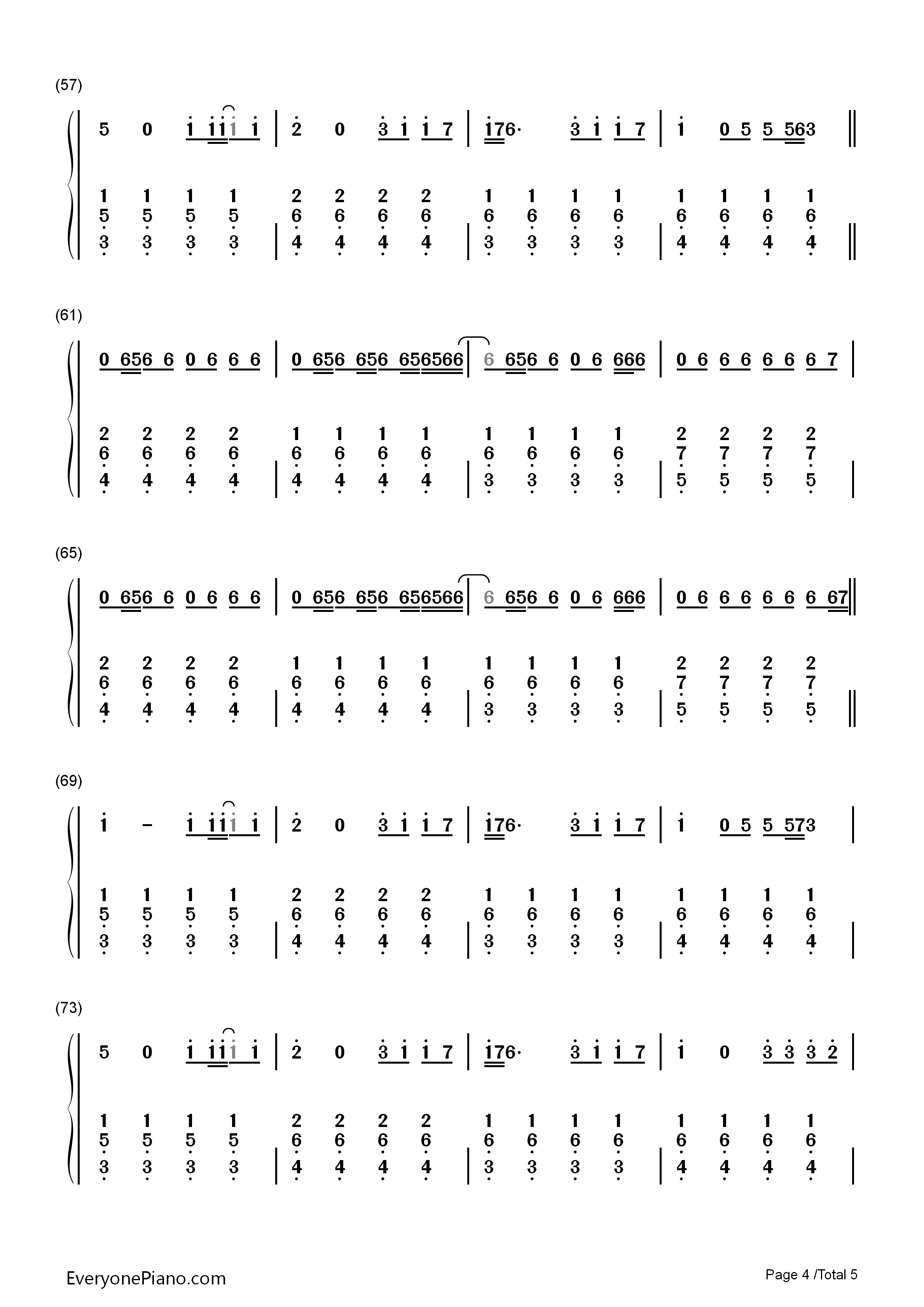 Fire_Meet_Gasoline钢琴简谱_Sia演唱