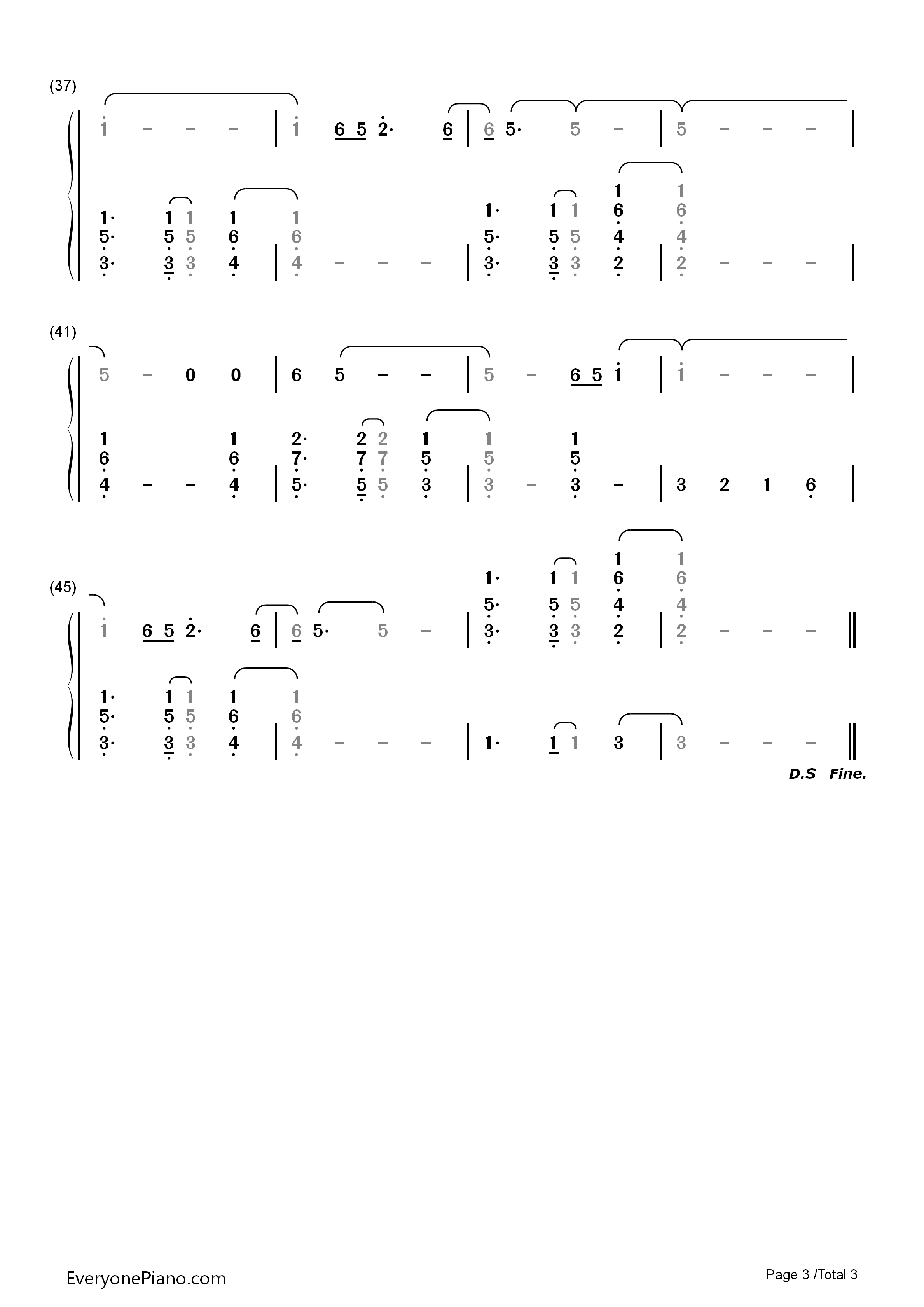 Nobody_to_Love钢琴简谱_Sigma演唱