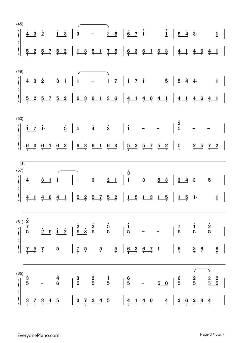 风の街へ钢琴简谱_FictionJunction_KEIKO演唱