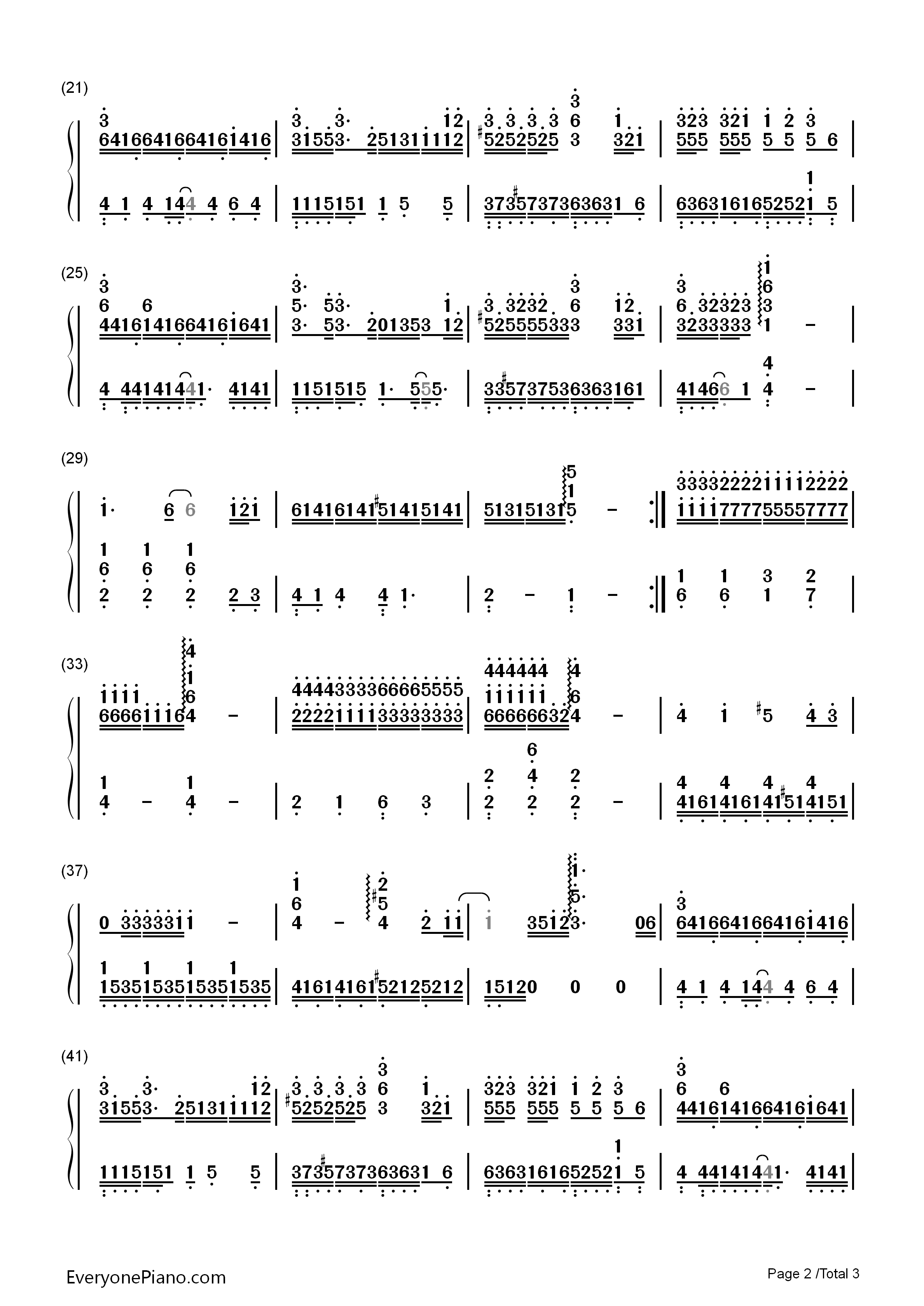 If_You钢琴简谱_Big_Bang演唱