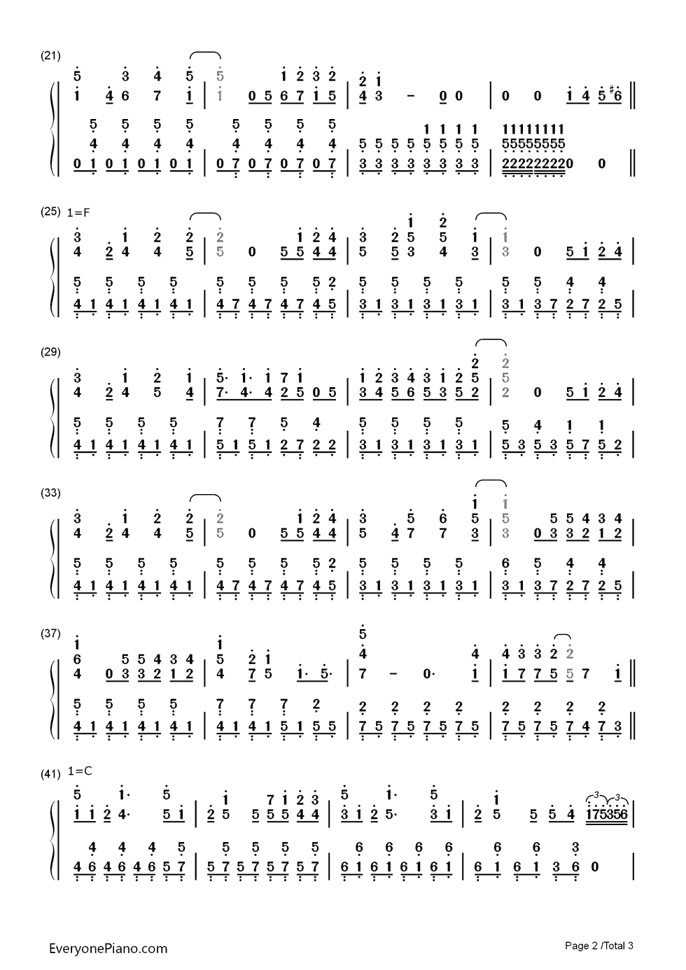 Territory钢琴简谱_荒川美穂&生田善子&山根希美演唱