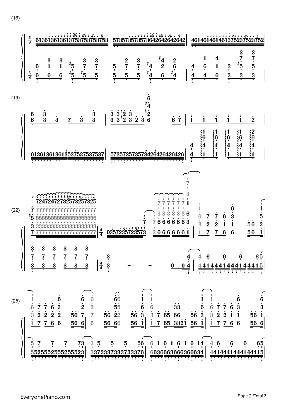 Clattanoia钢琴简谱_OxT（大石昌良×Tom_H@ck）演唱