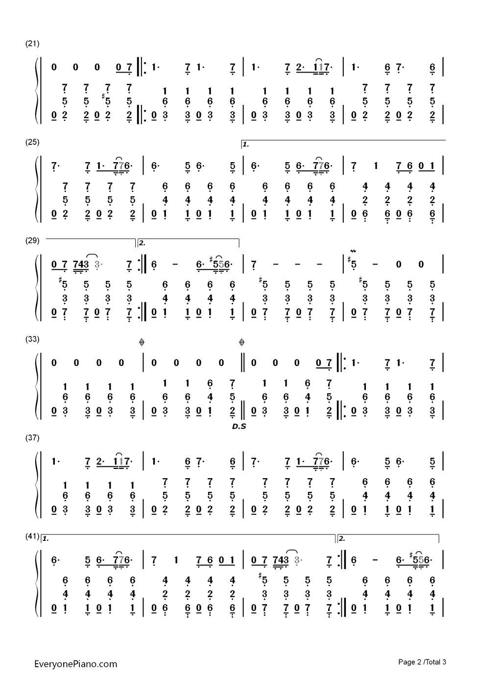 Je_Veux钢琴简谱_Zaz演唱