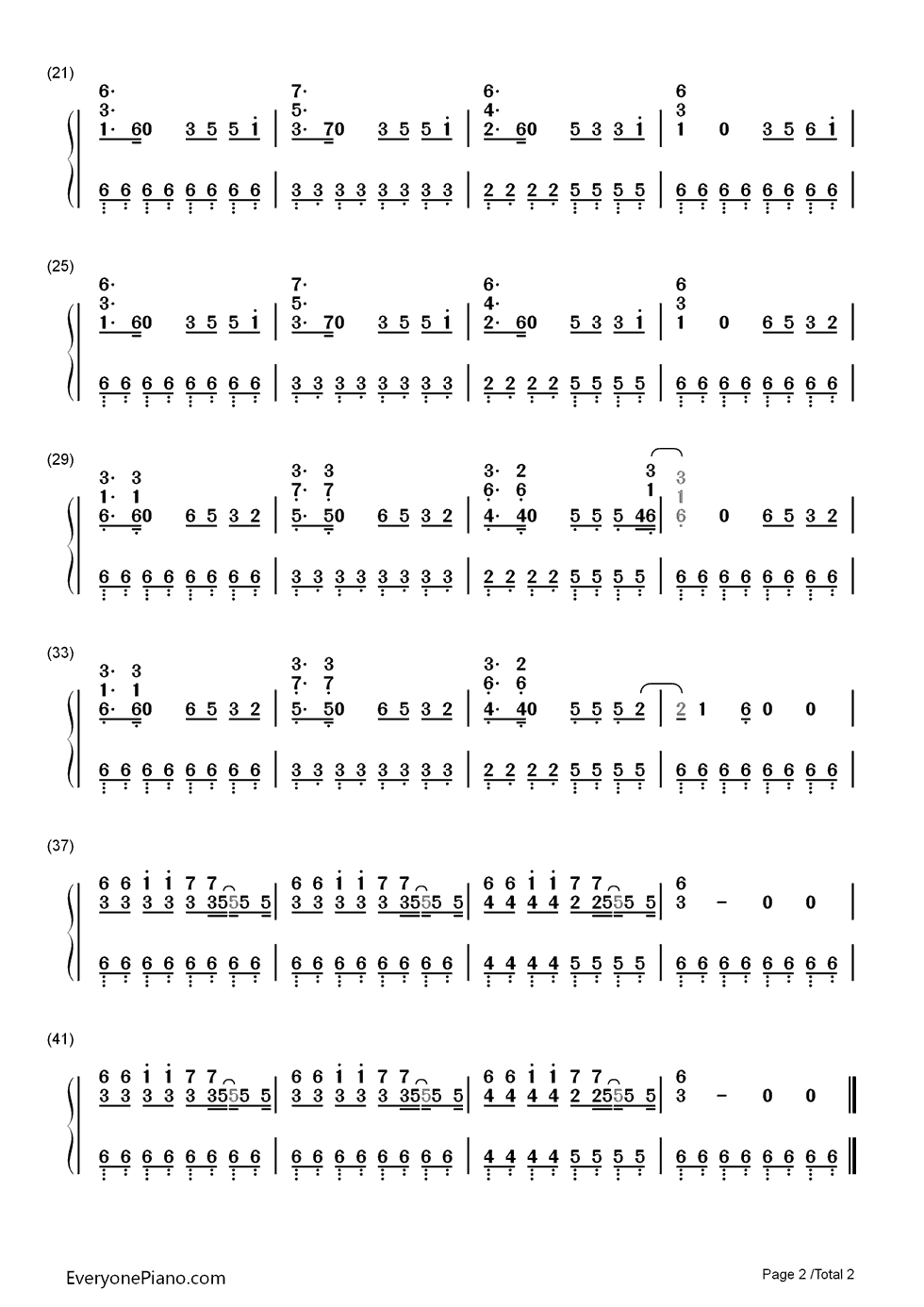 Cheri_Cheri_Lady钢琴简谱_Modern_Talking演唱