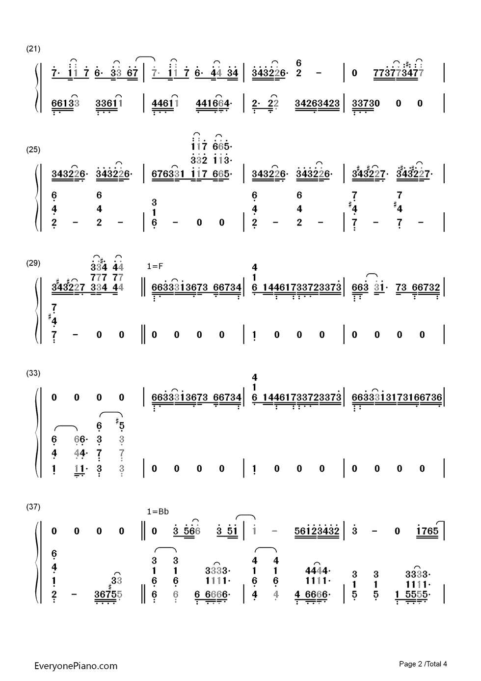 普罗旺斯钢琴简谱_班得瑞演唱