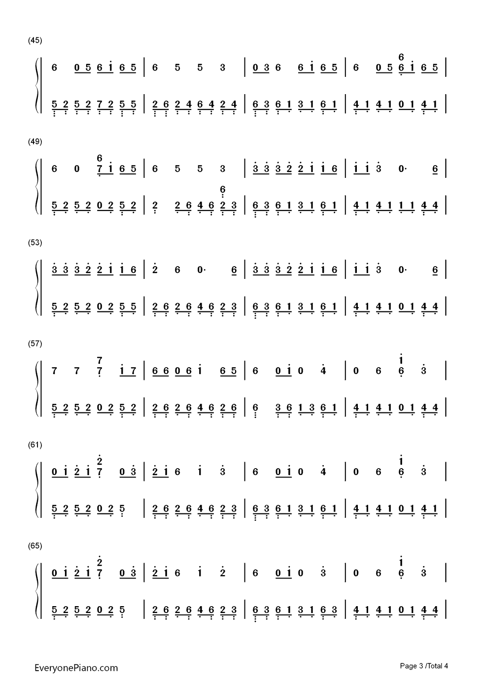 Drag_Me_Down钢琴简谱_One_Direction演唱