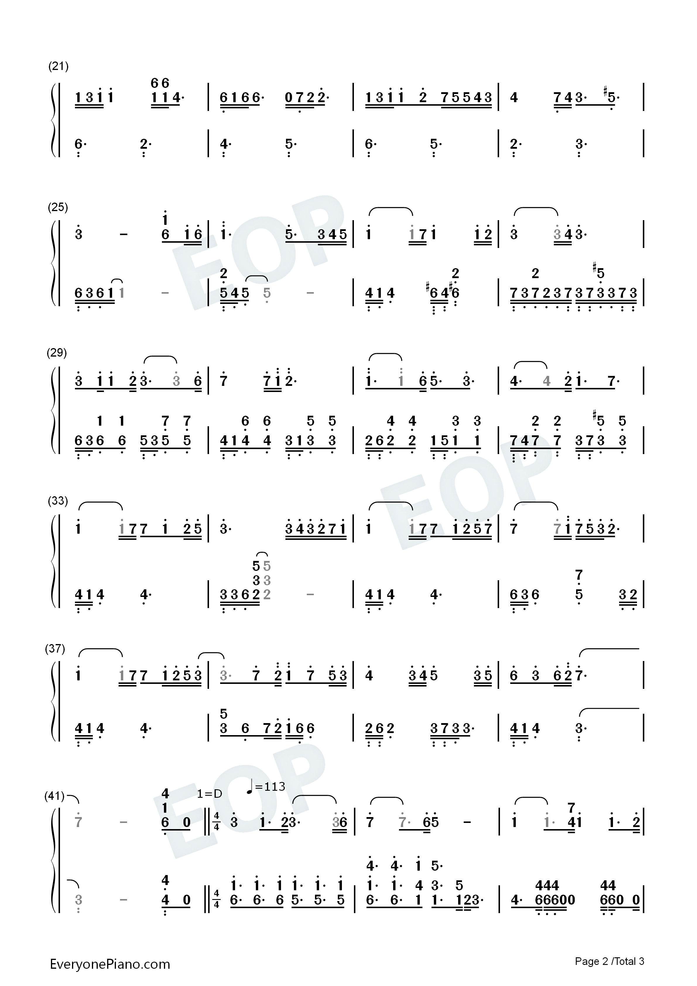 Suspenseful_Third_Day钢琴简谱_Kaeru_Underground演唱