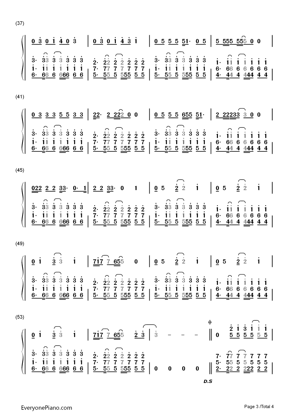 Ugly_Heart钢琴简谱_G.R.L.演唱