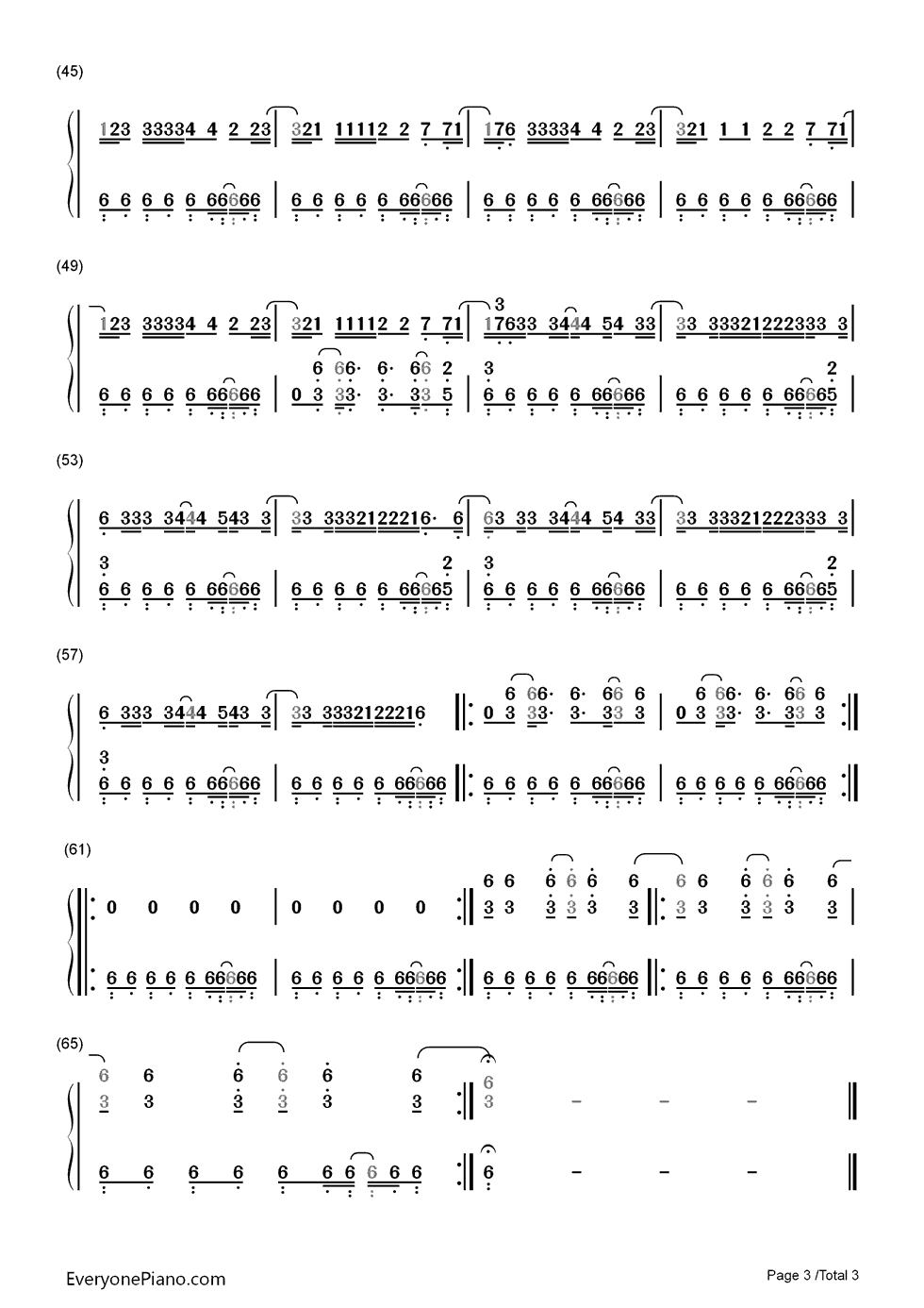 Pon_de_Replay钢琴简谱_Rihanna演唱