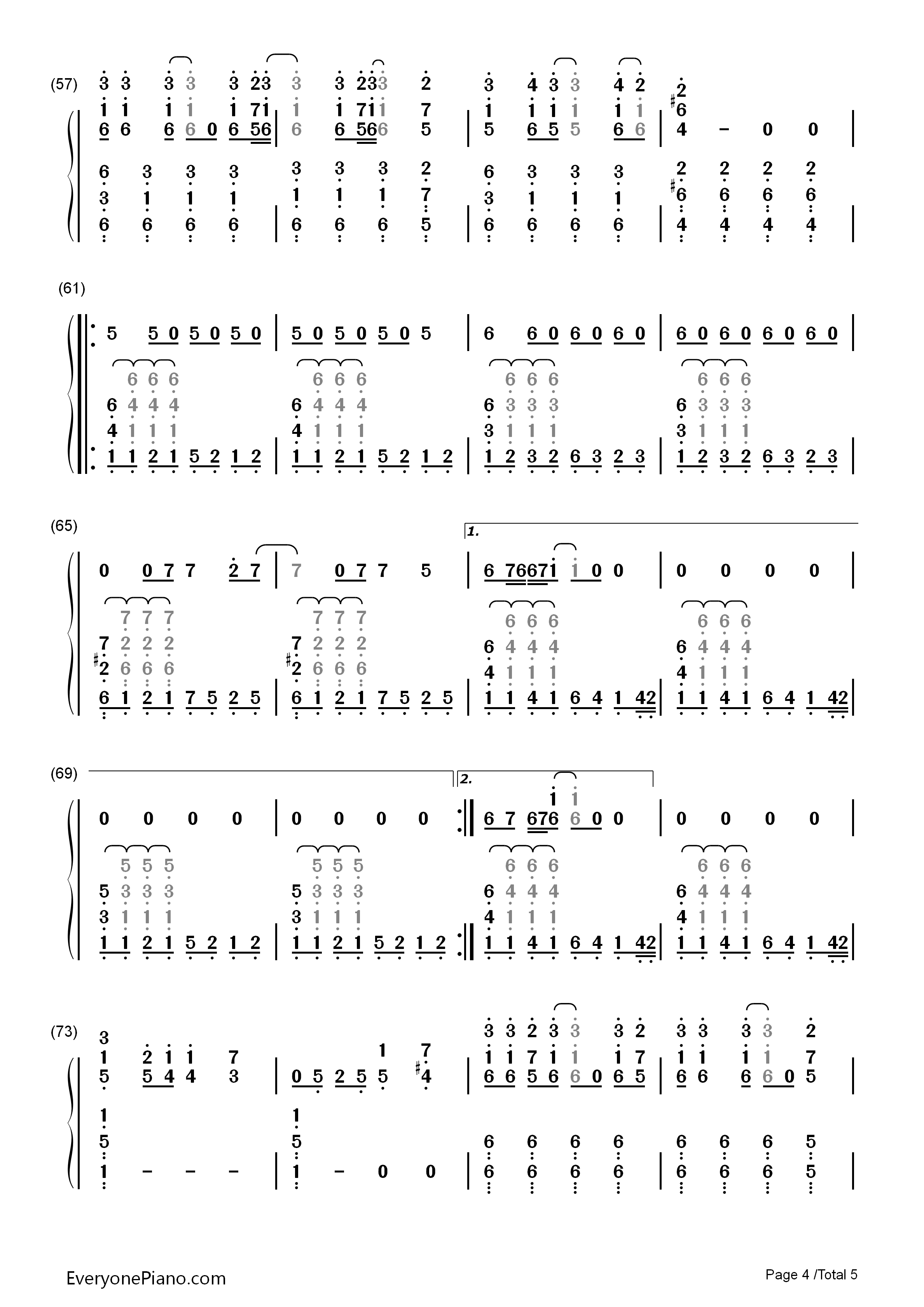 Us_and_Them钢琴简谱_Pink_Floyd演唱