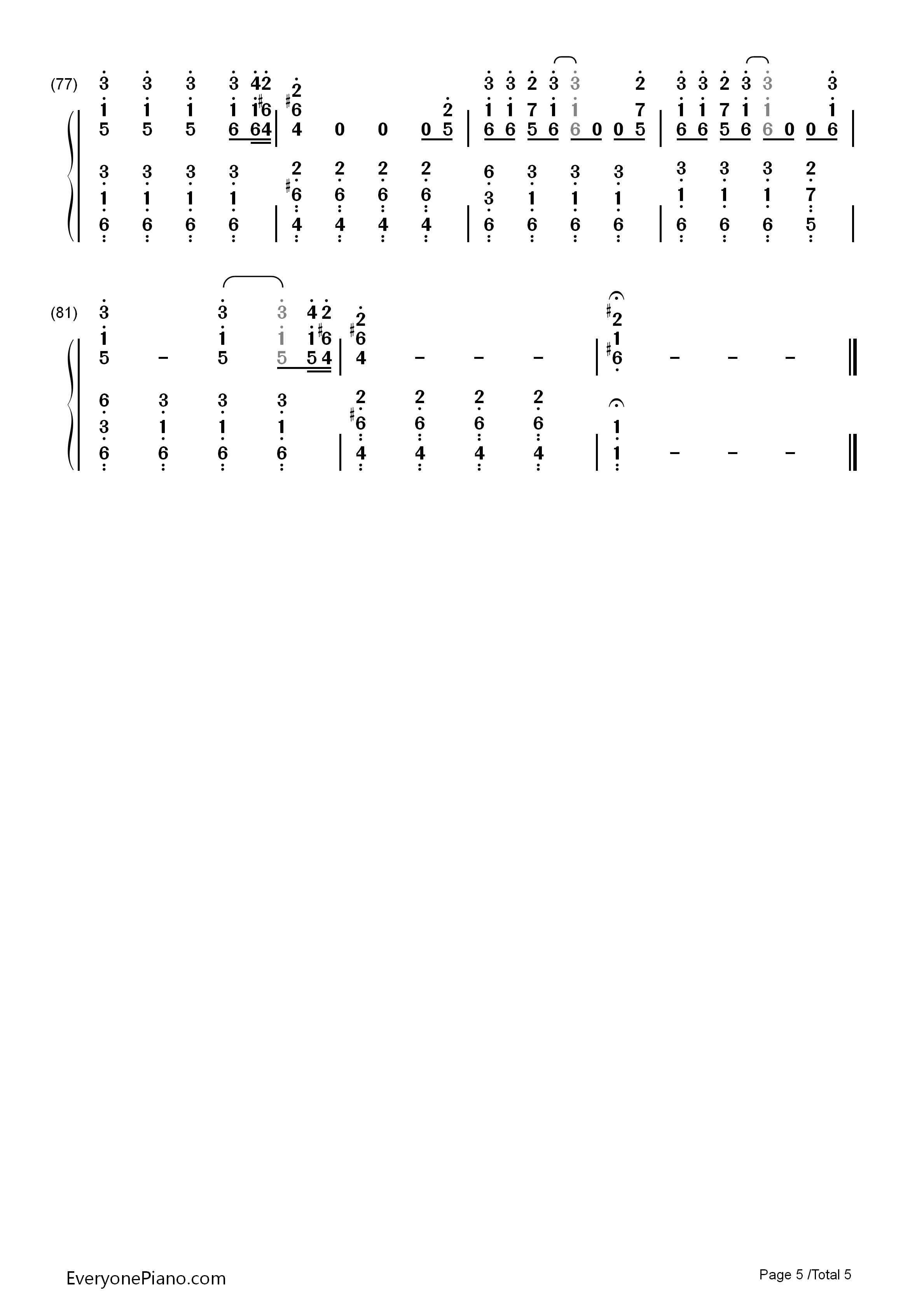 Us_and_Them钢琴简谱_Pink_Floyd演唱