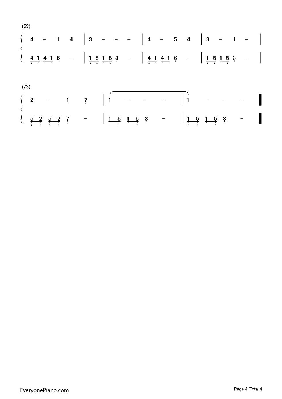 旋木钢琴简谱_王菲演唱