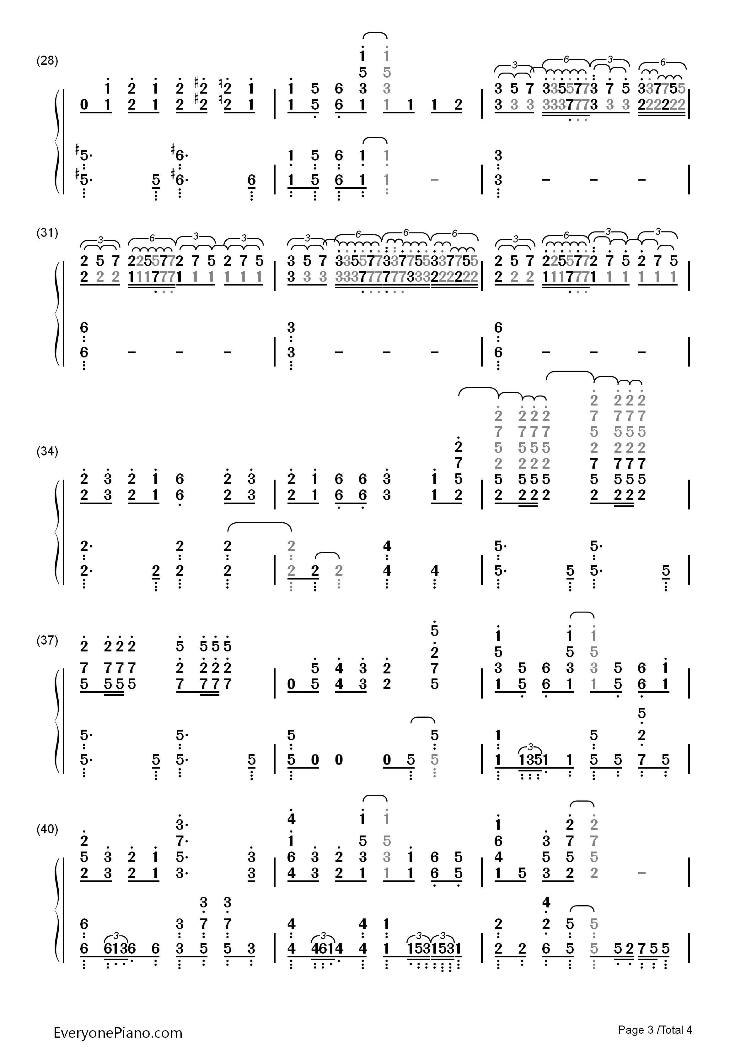 ふ・れ・ん・ど・し・た・い钢琴简谱_学园生活部演唱