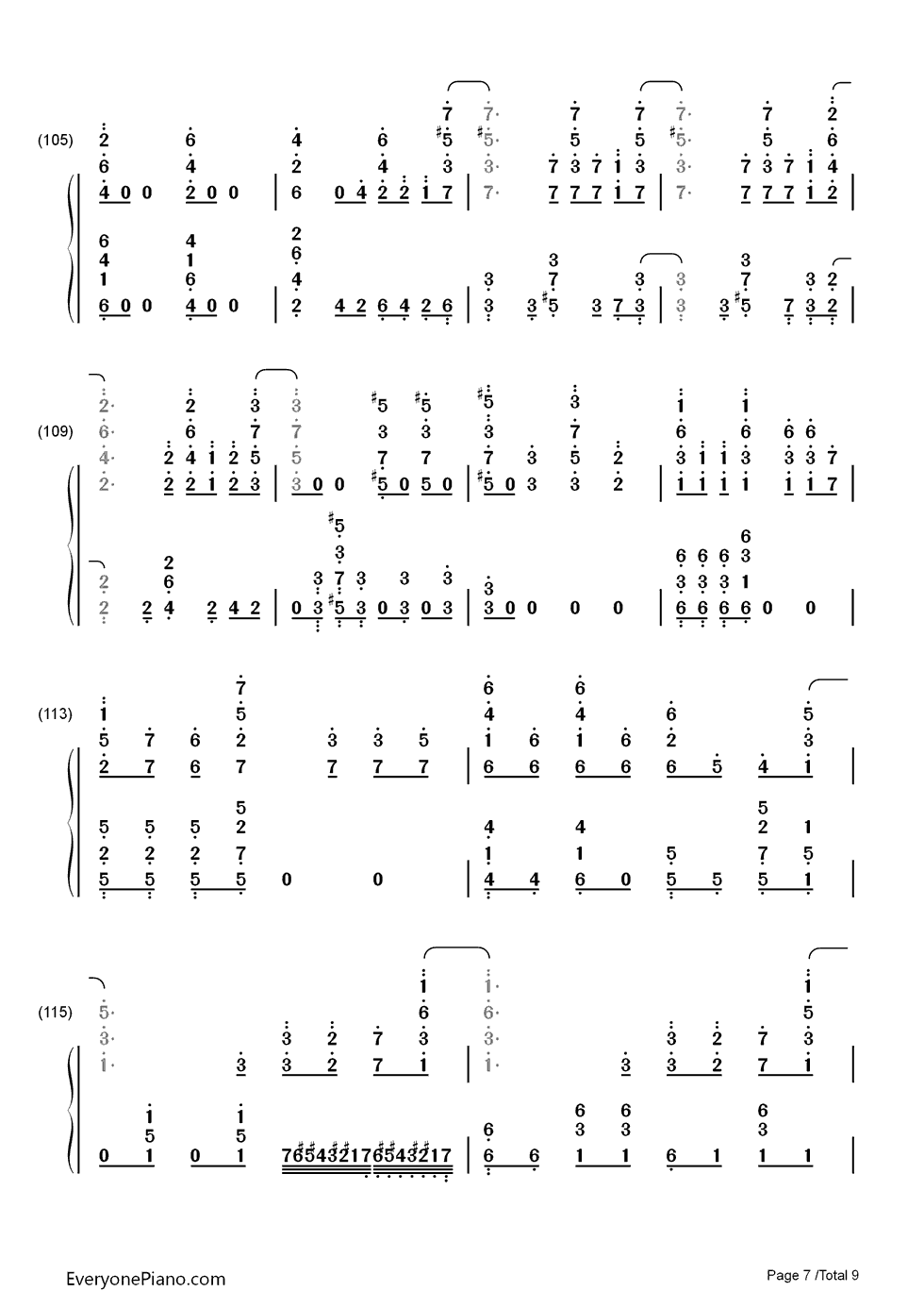 微热からMystery钢琴简谱_Lily_White演唱