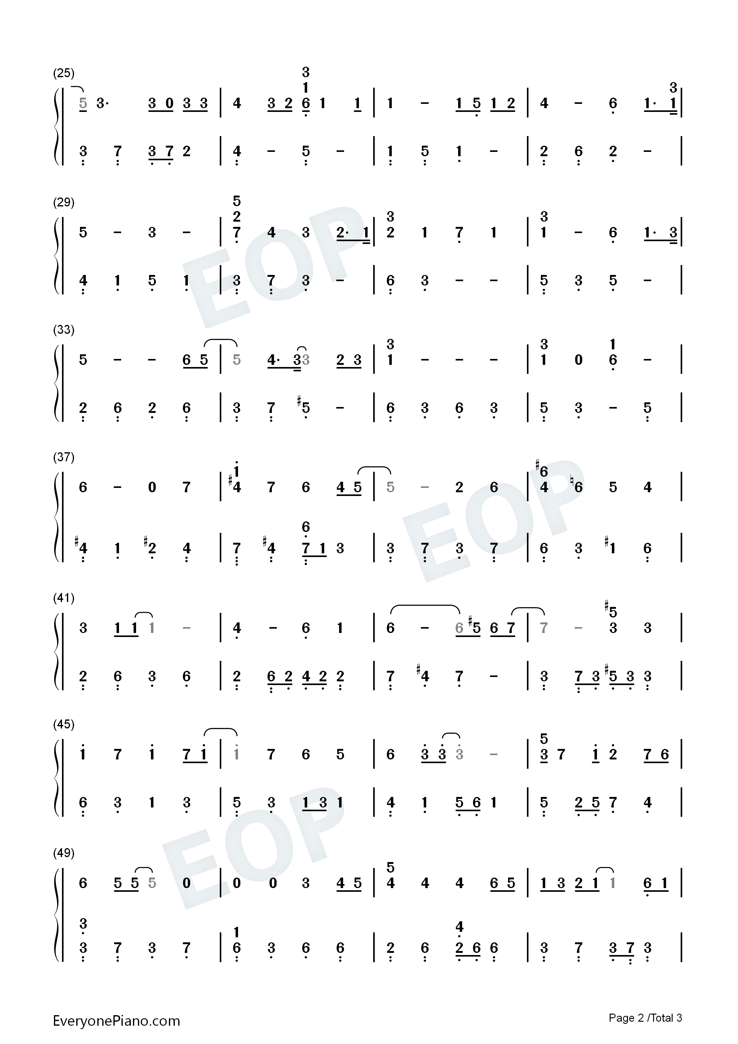 雪之华钢琴简谱_朴孝信演唱