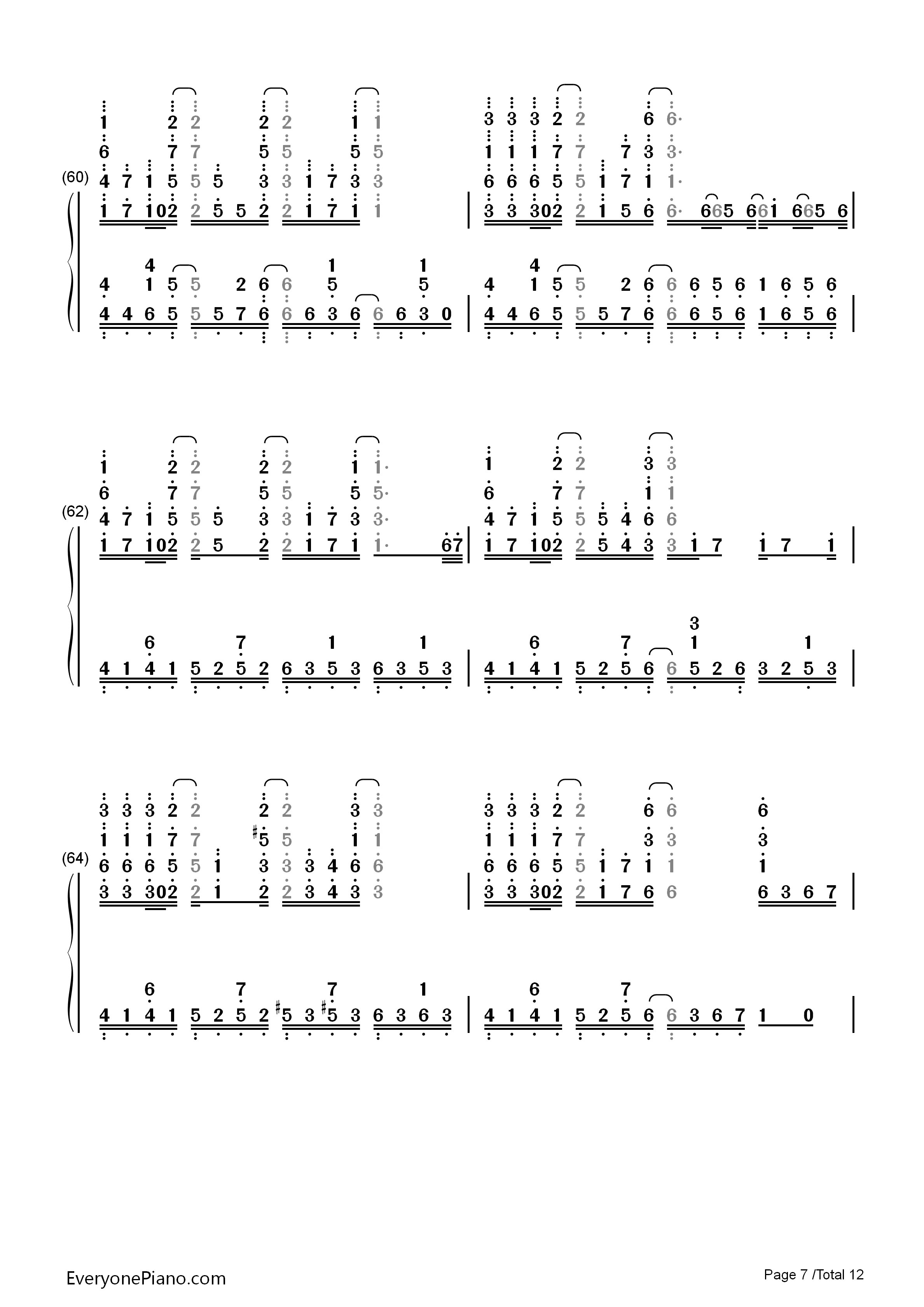 光るなら钢琴简谱_Goose_house演唱