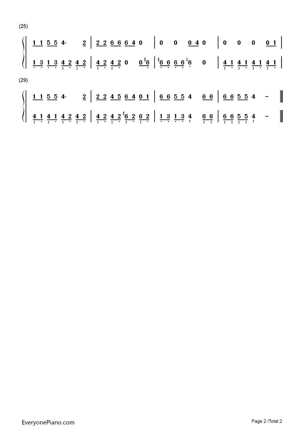 Boom_Boom_Boom_Boom钢琴简谱_Vengaboys演唱