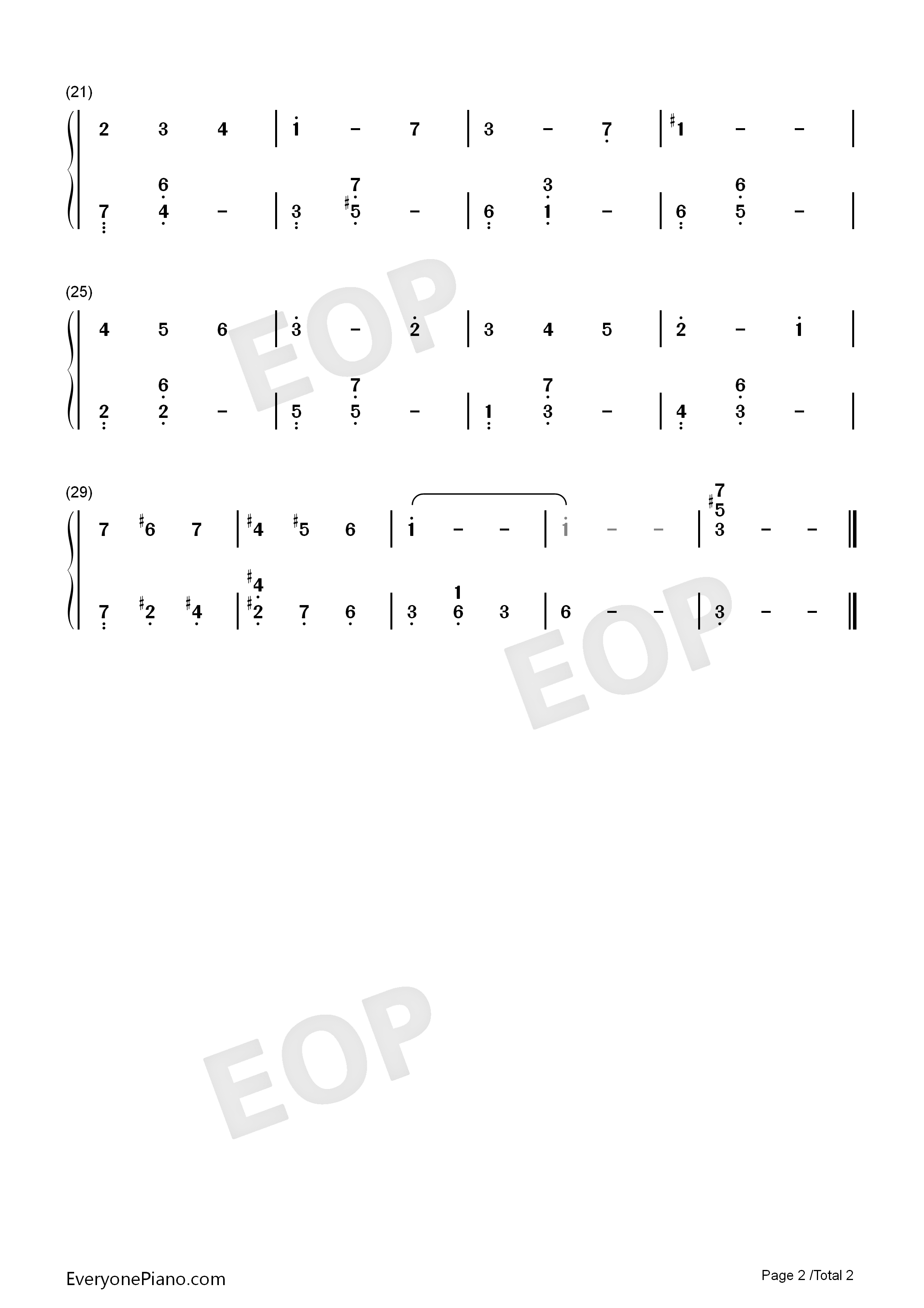 孤独的足迹钢琴简谱_SBS演唱