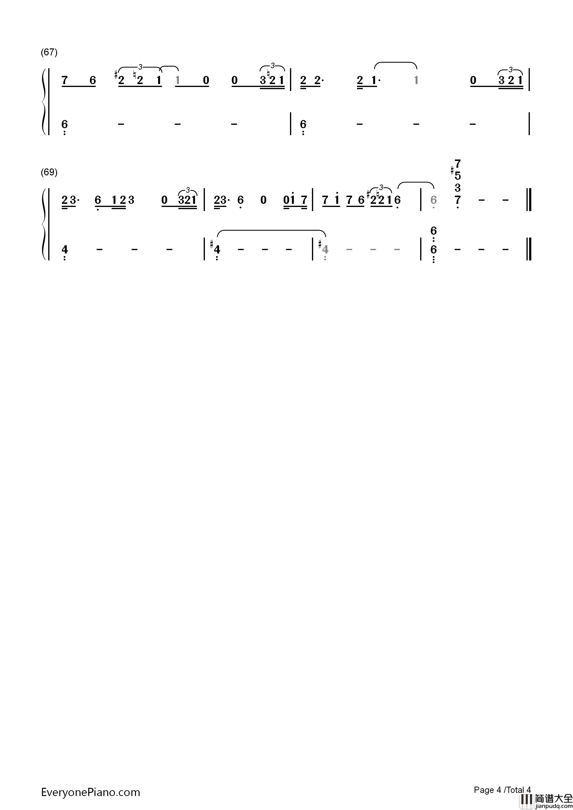 Honeymoon钢琴简谱_Lana_Del_Rey演唱