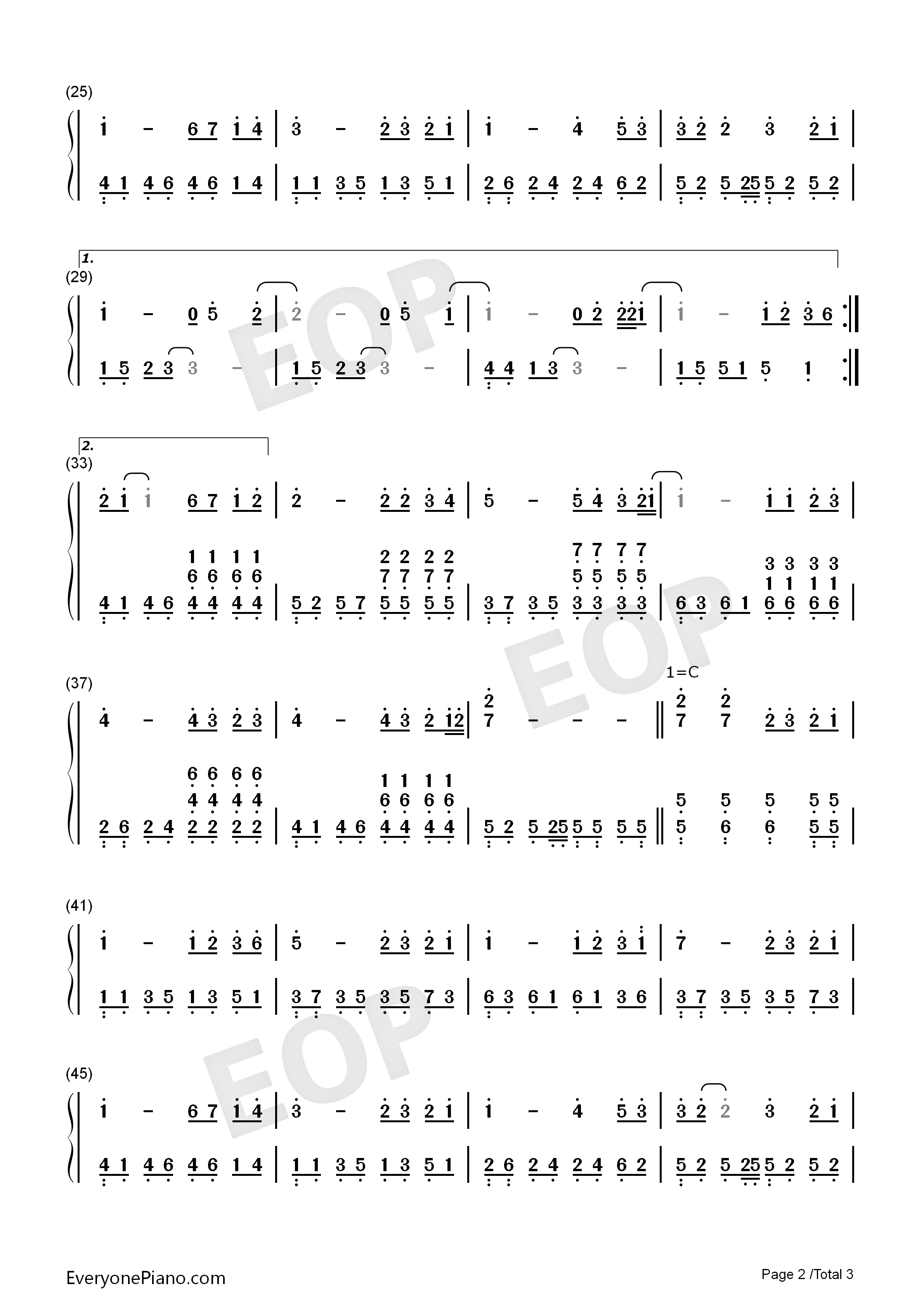 想太多钢琴简谱_李玖哲演唱