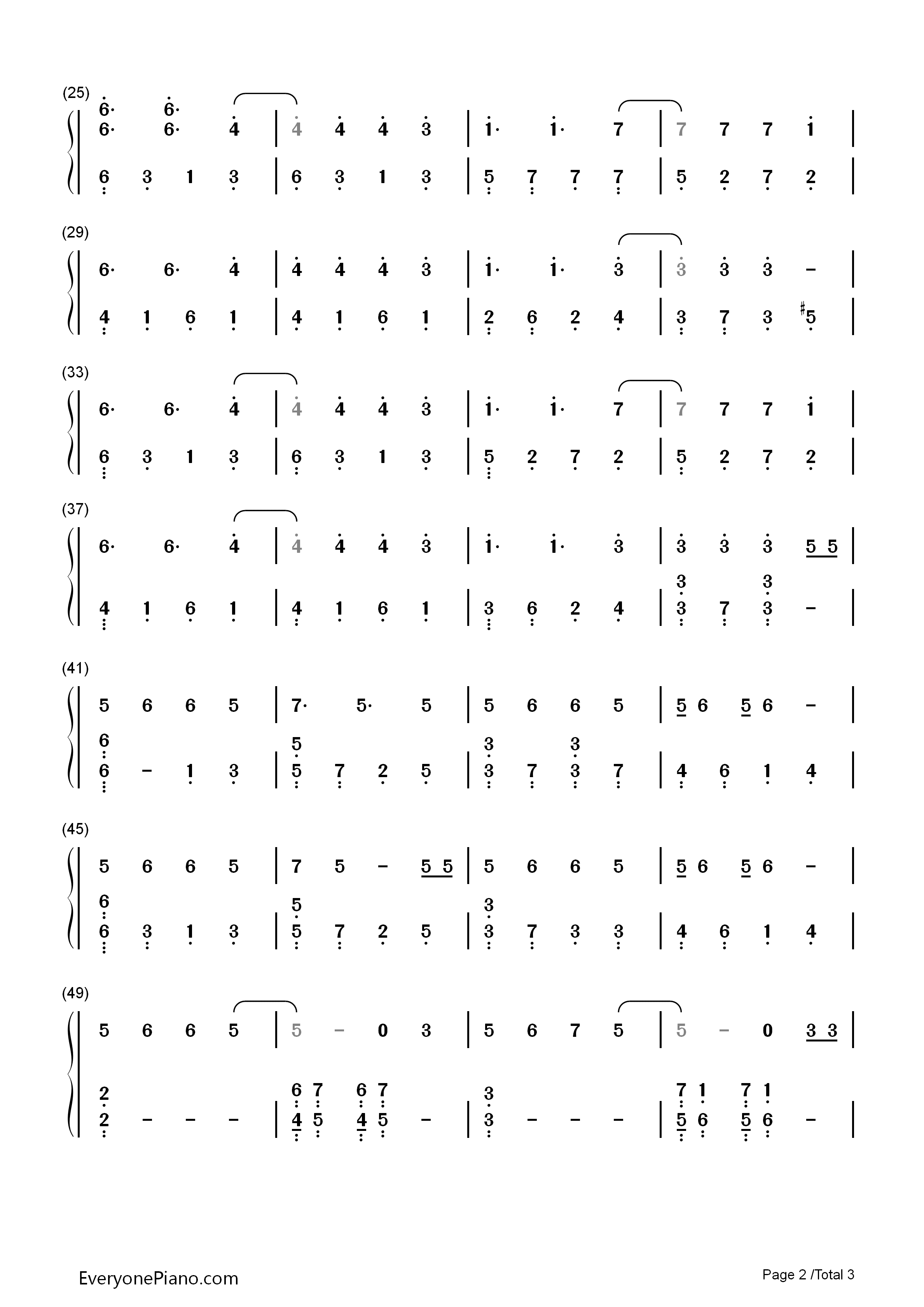 Let_Out_the_Beast钢琴简谱_EXO演唱