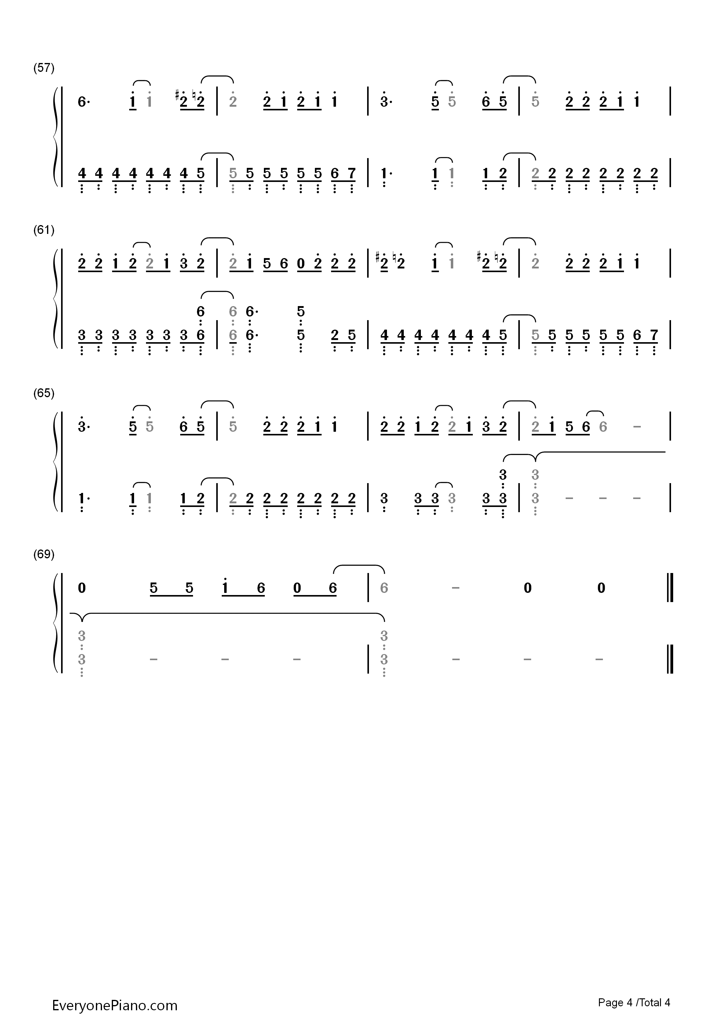 For_a_Better_Day钢琴简谱_Avicii演唱