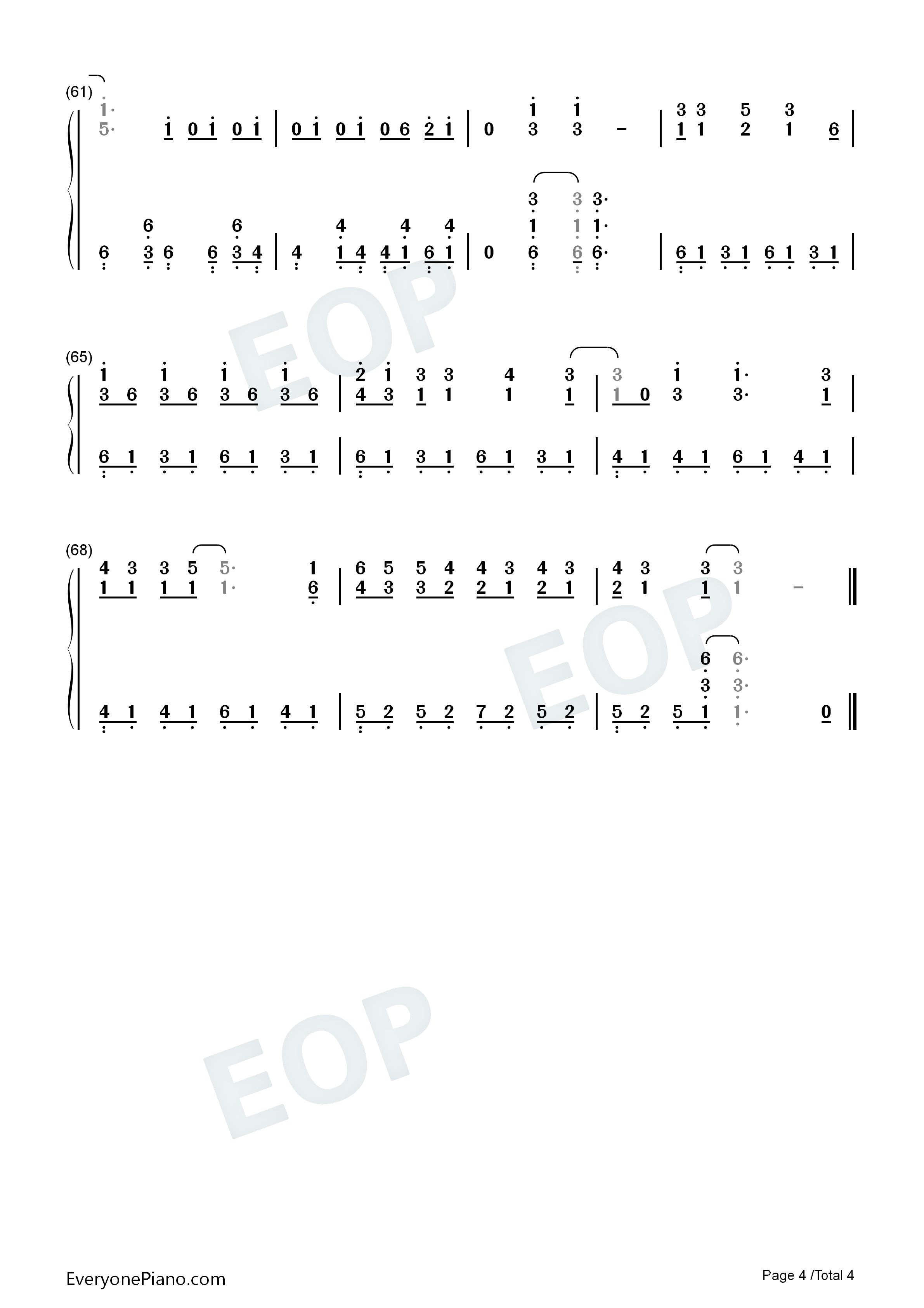 In_My_World钢琴简谱_ROOKiEZ_is_PUNK'D演唱