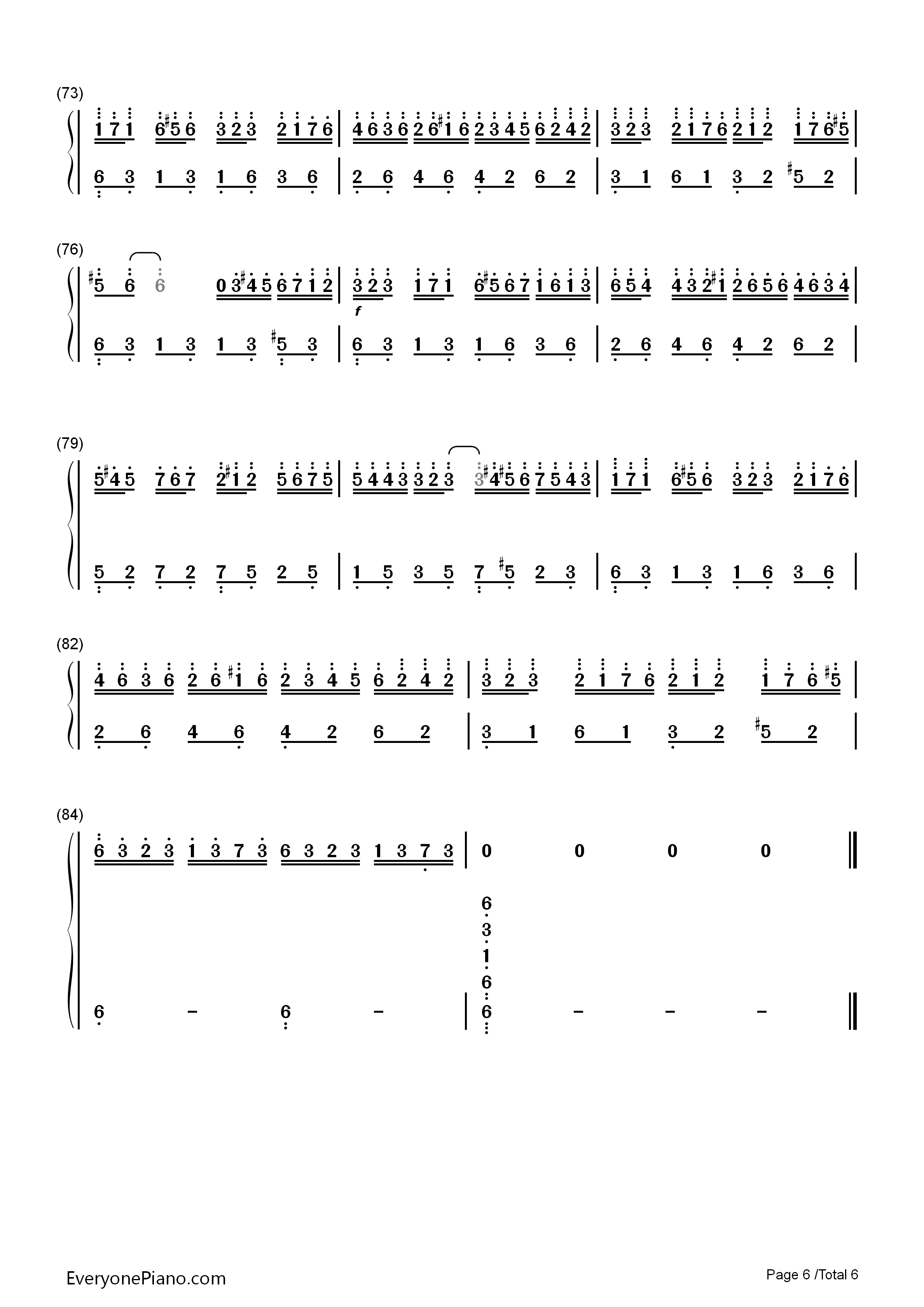 星空钢琴简谱_理查德·克莱德曼_Richard_Clayderman演唱