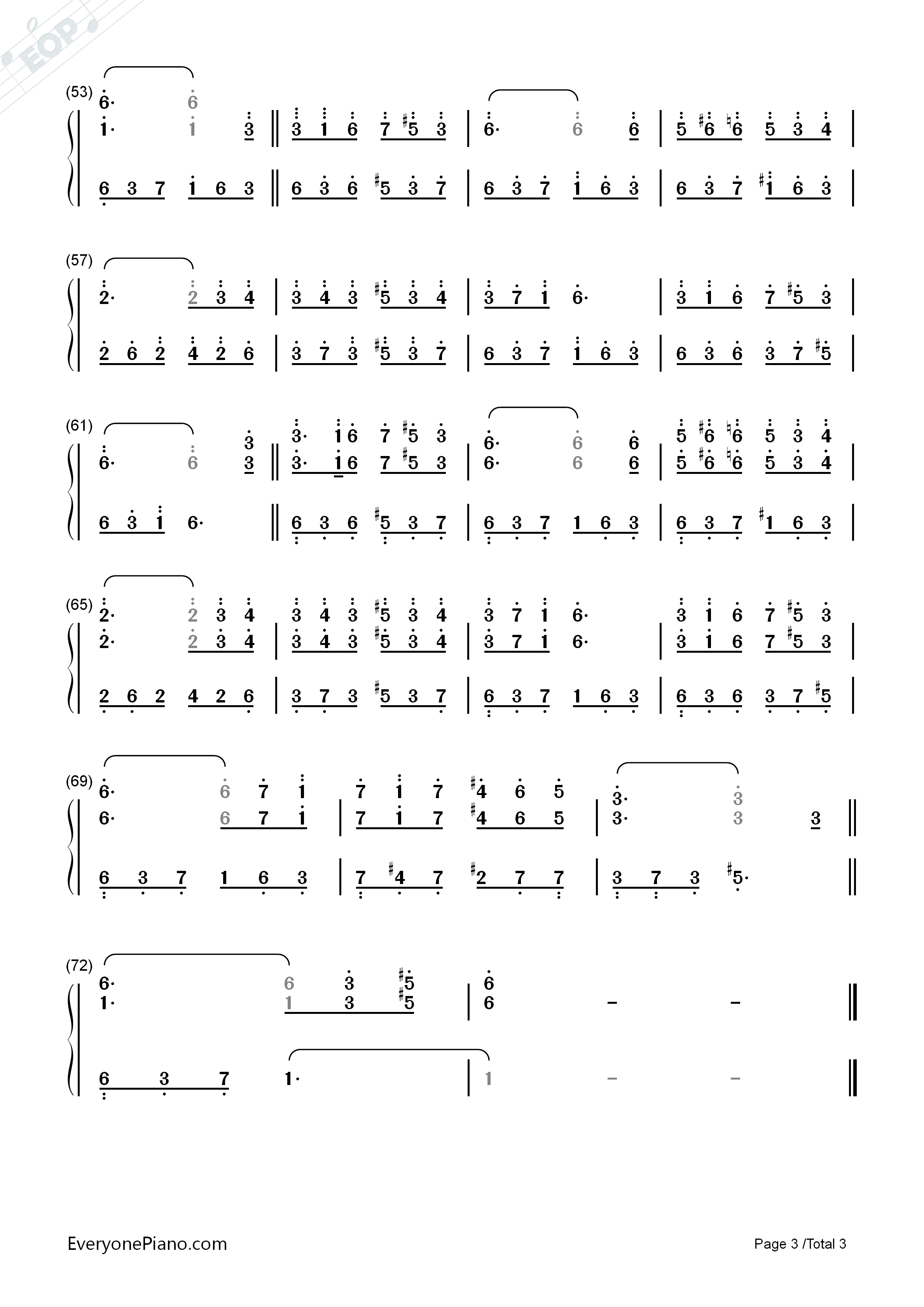 野花钢琴简谱_理查德·克莱德曼__Richard_Clayderman演唱