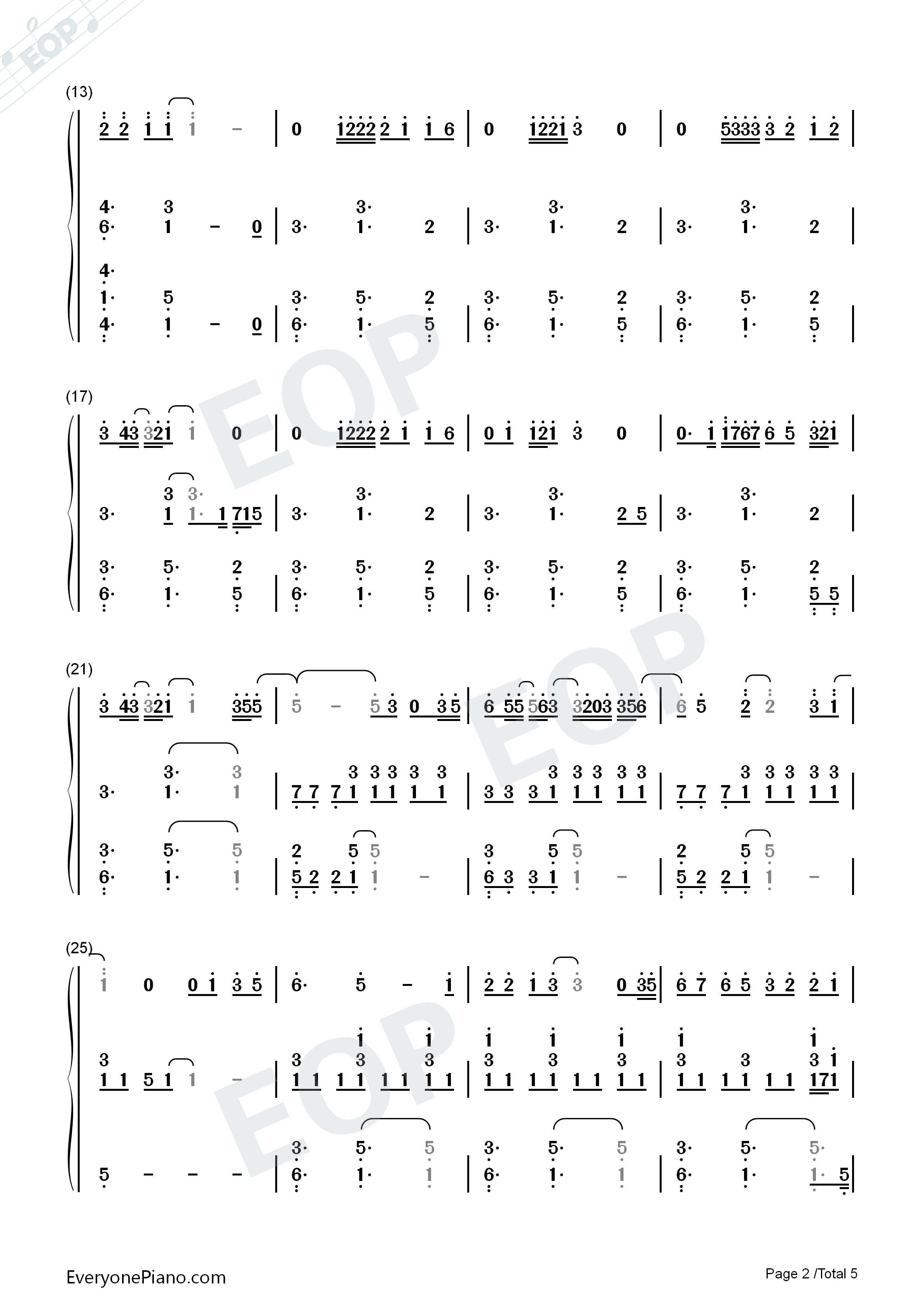 See_You_Again钢琴简谱_Wiz_Khalifa_Charlie_Puth演唱