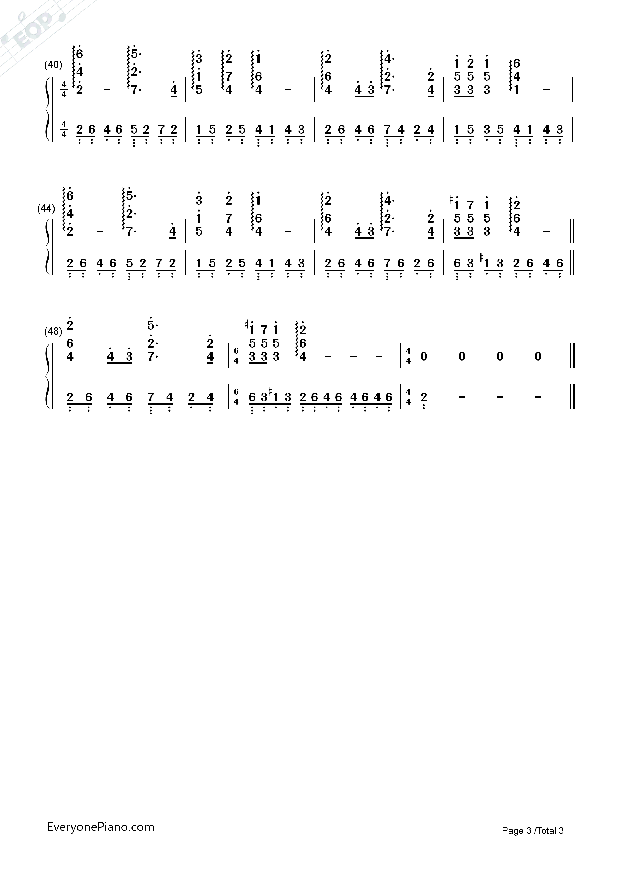 蓝色的爱钢琴简谱_理查德·克莱德曼__Richard_Clayderman演唱