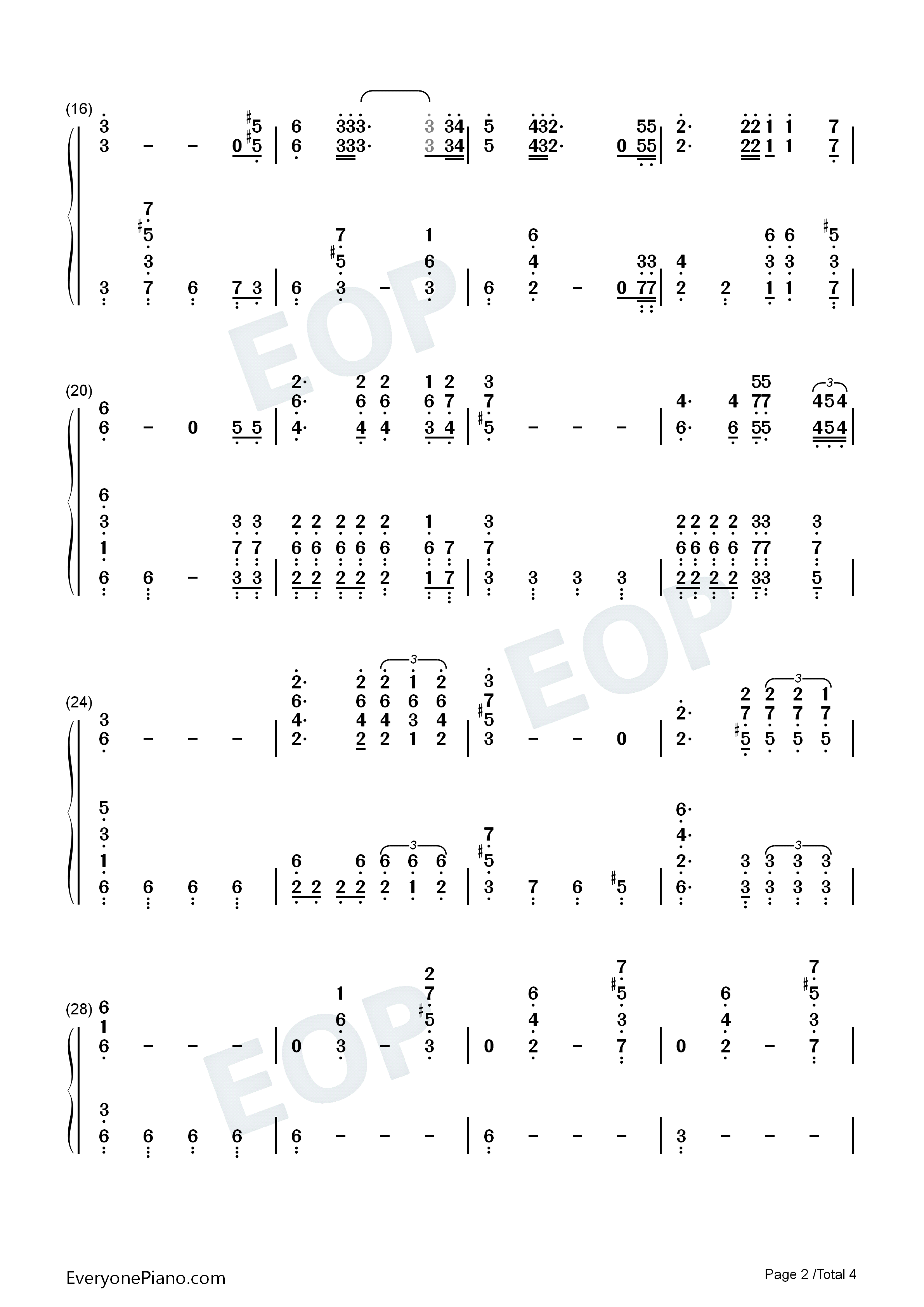 Jenny_Of_Oldstones钢琴简谱_Florence_and_the_Machine演唱