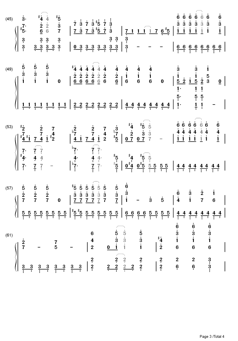 Black_†_White钢琴简谱_野水伊织演唱