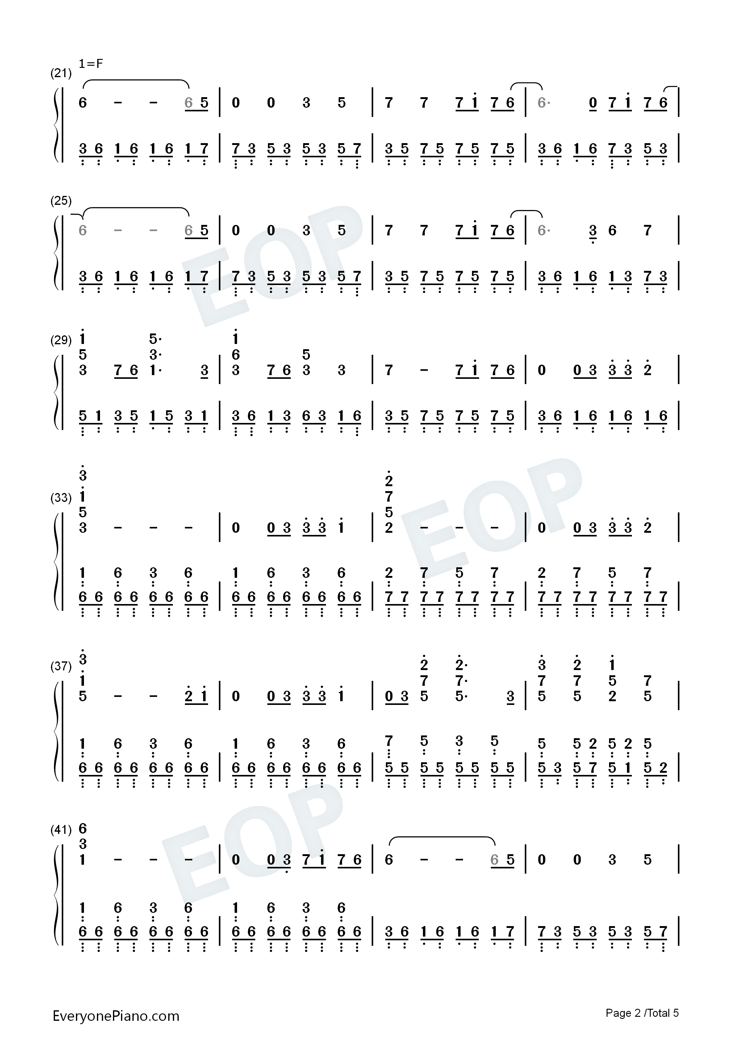 Burn_It_Down钢琴简谱_Linkin_Park演唱