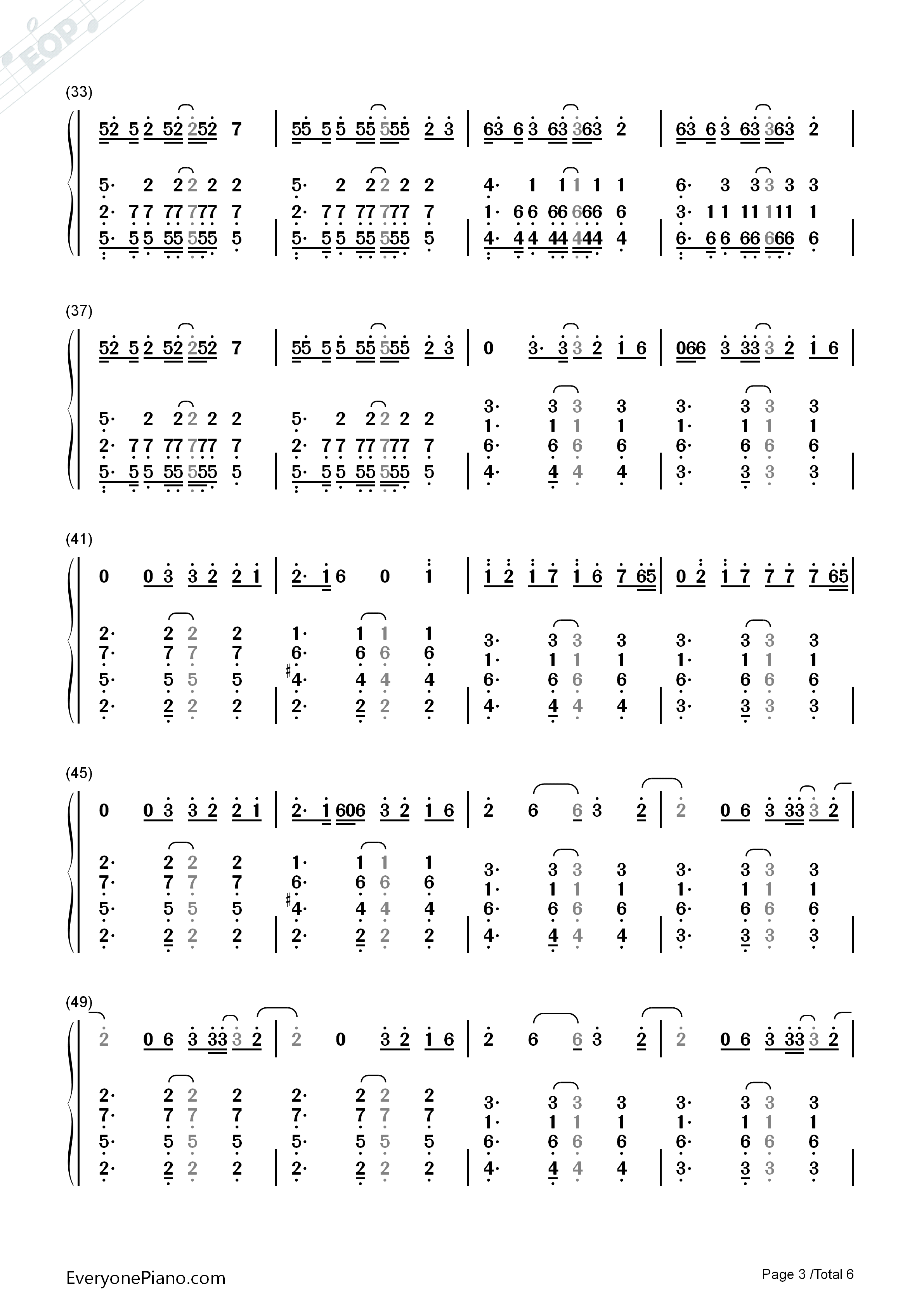 Blame钢琴简谱_Calvin_Harris_ft._John_Newman演唱