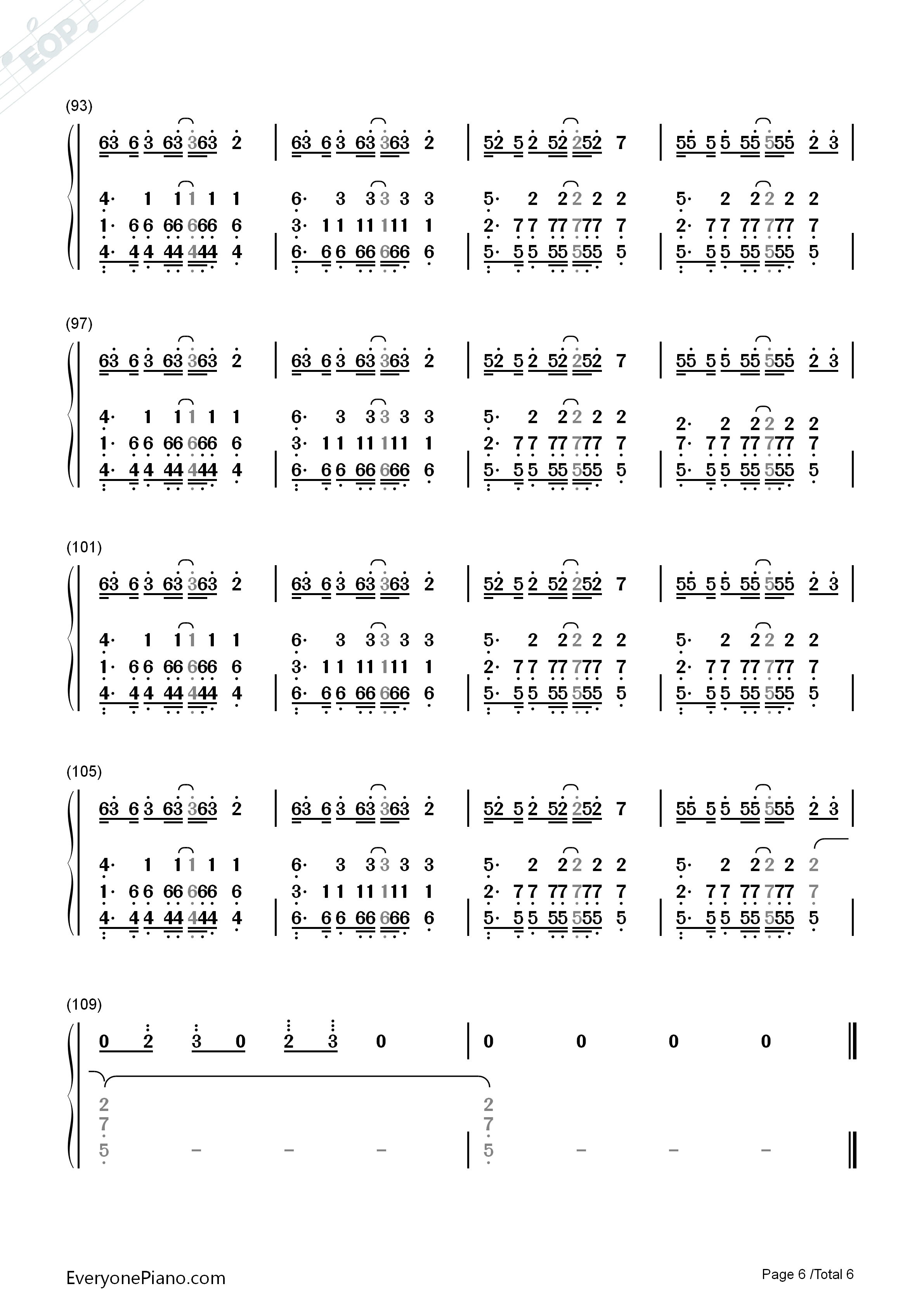 Blame钢琴简谱_Calvin_Harris_ft._John_Newman演唱