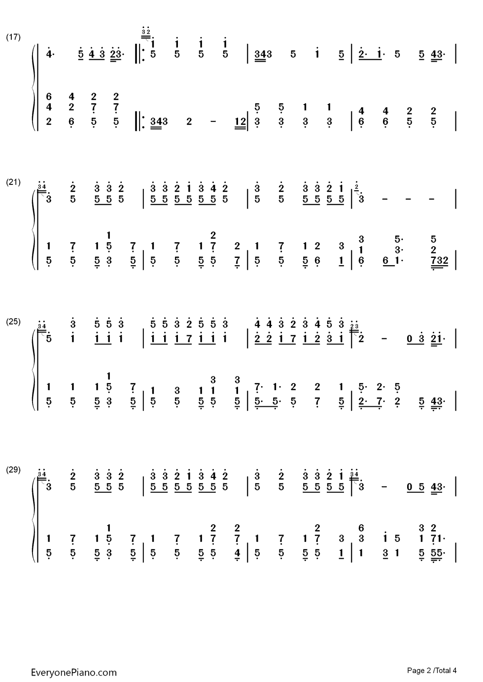 因你而在钢琴简谱_林俊杰演唱